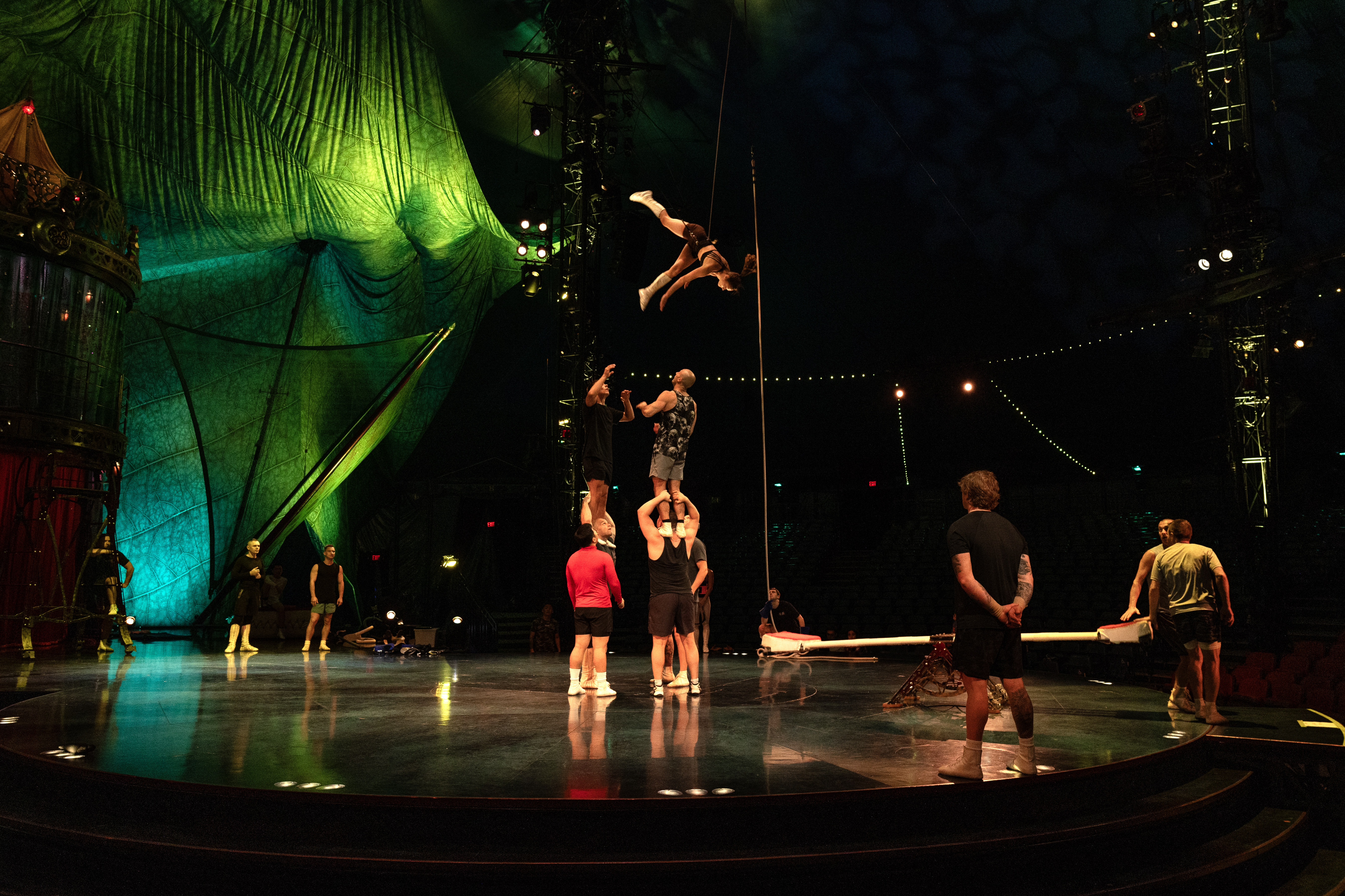 Cirque du Soleli Portland rehearsal 2024 - oregonlive.com