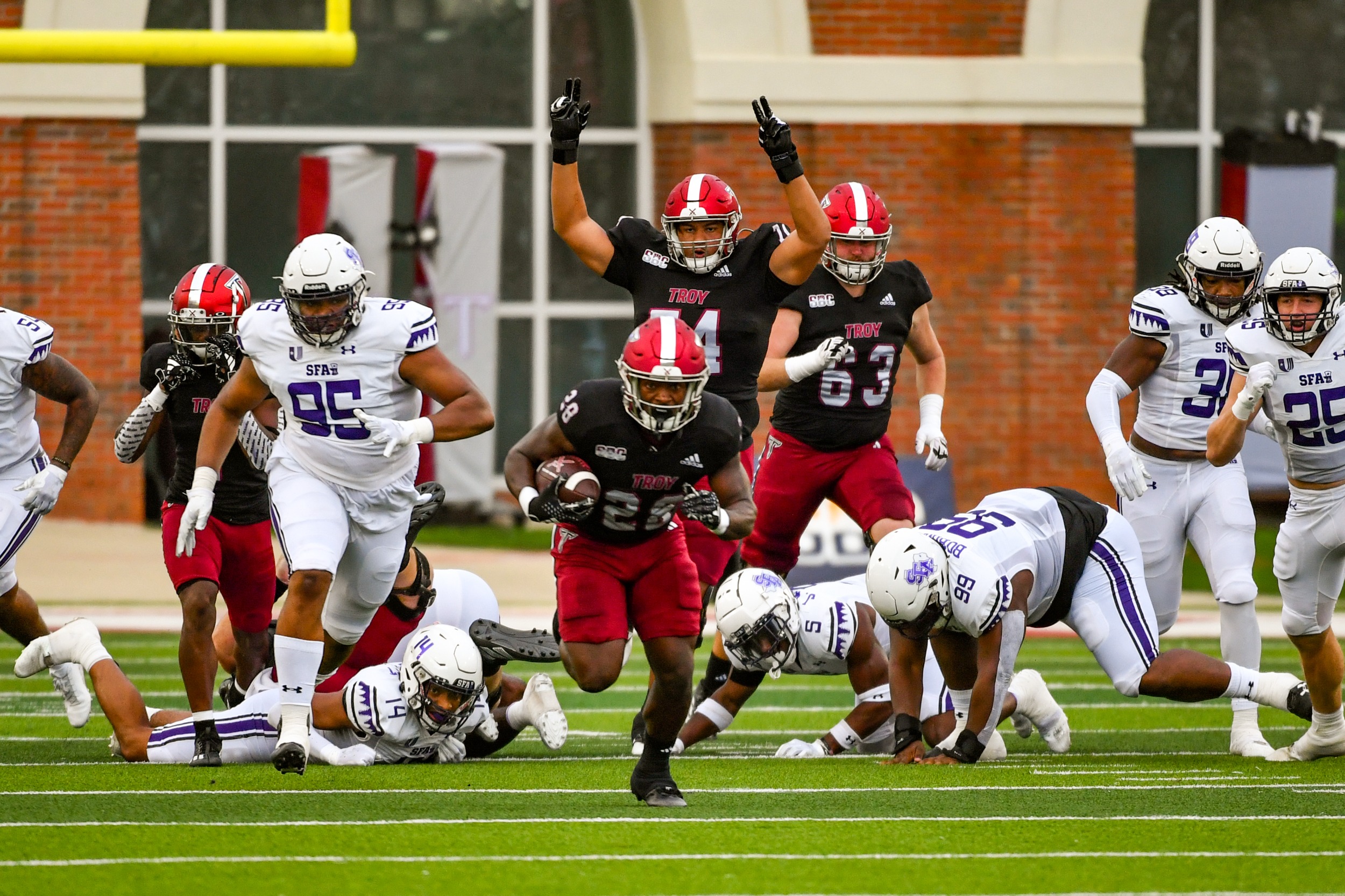 Lumberjack Football Kicks Off 2023 Against Troy - Stephen F. Austin