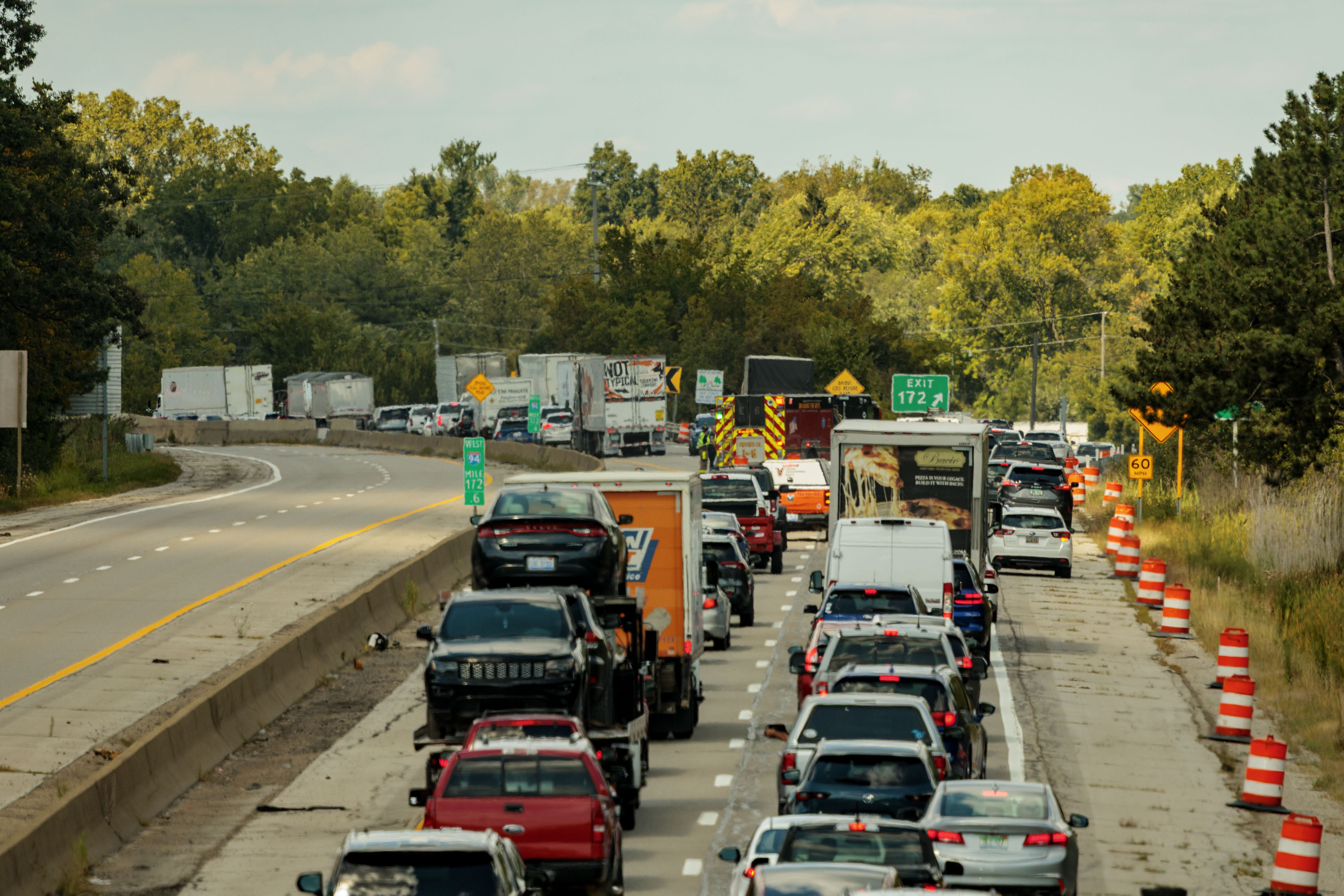 Crash closes both sides of I-94 near Ann Arbor - mlive.com