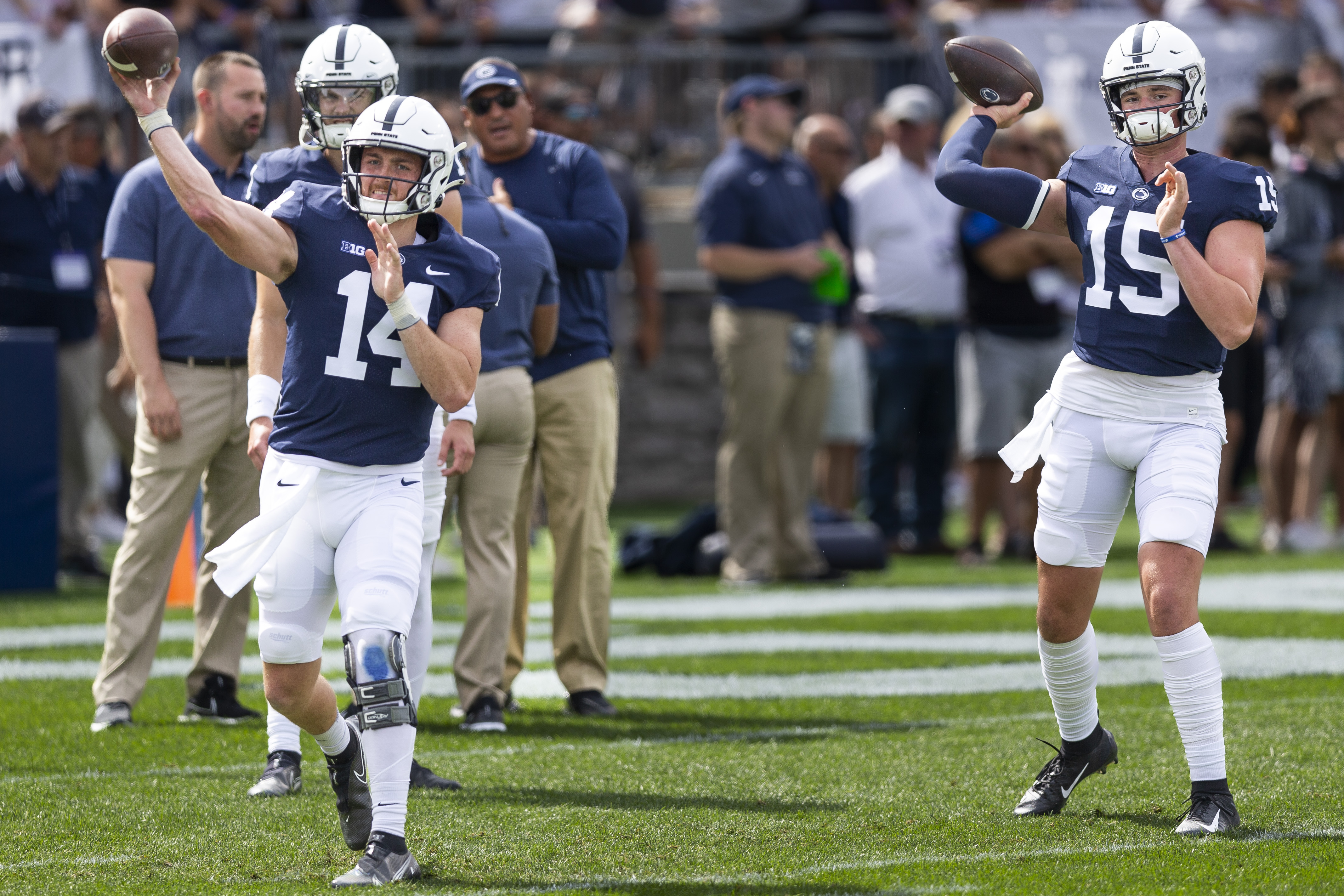 Penn State Football Entering Season With Unforeseen Promise At Quarterback  Behind Likely Starter Drew Allar