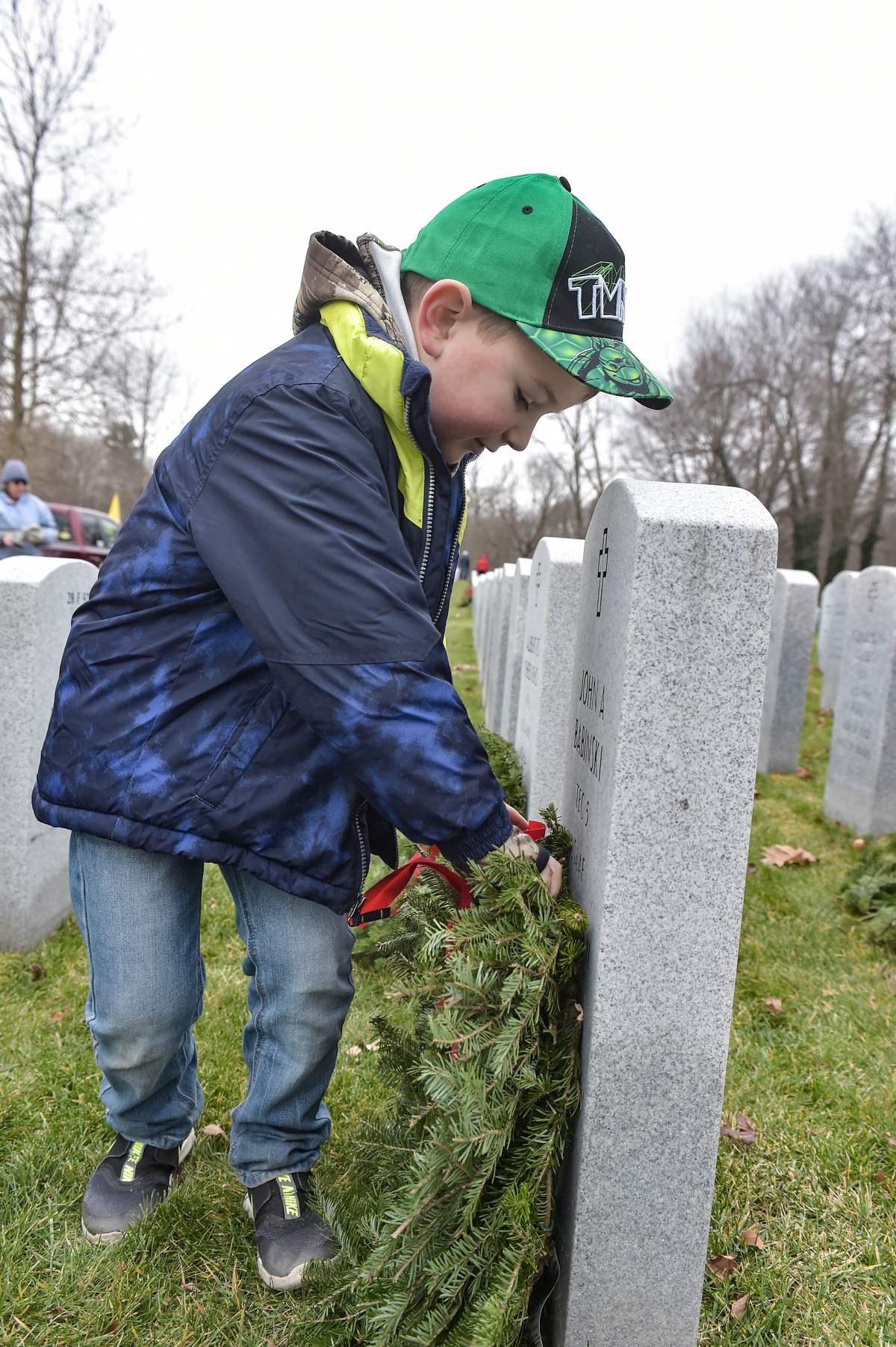 Wreaths Across America at Veterans Memorial Cemetery in Agawam ...