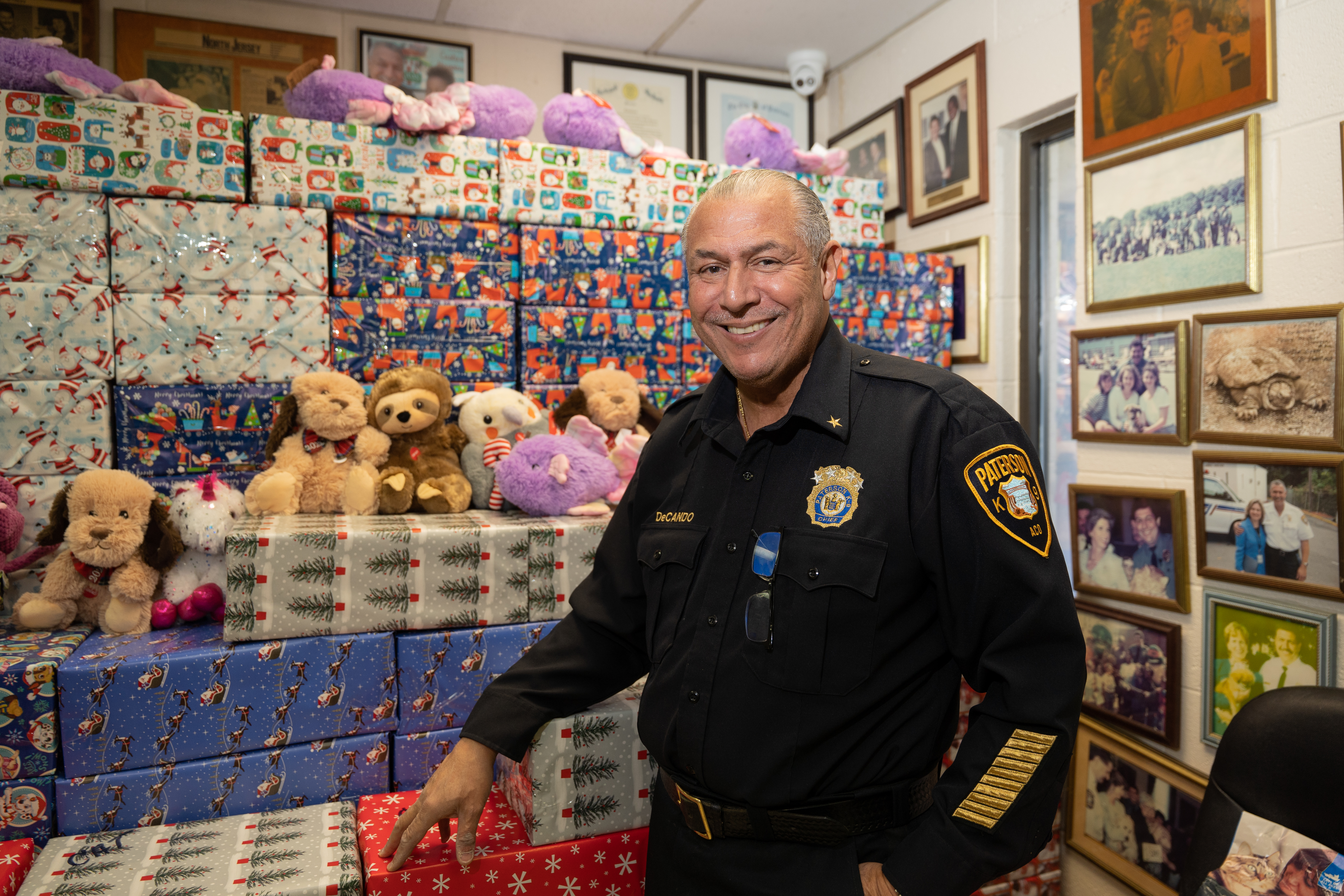 John DeCando wraps presents for pets in Paterson - nj.com