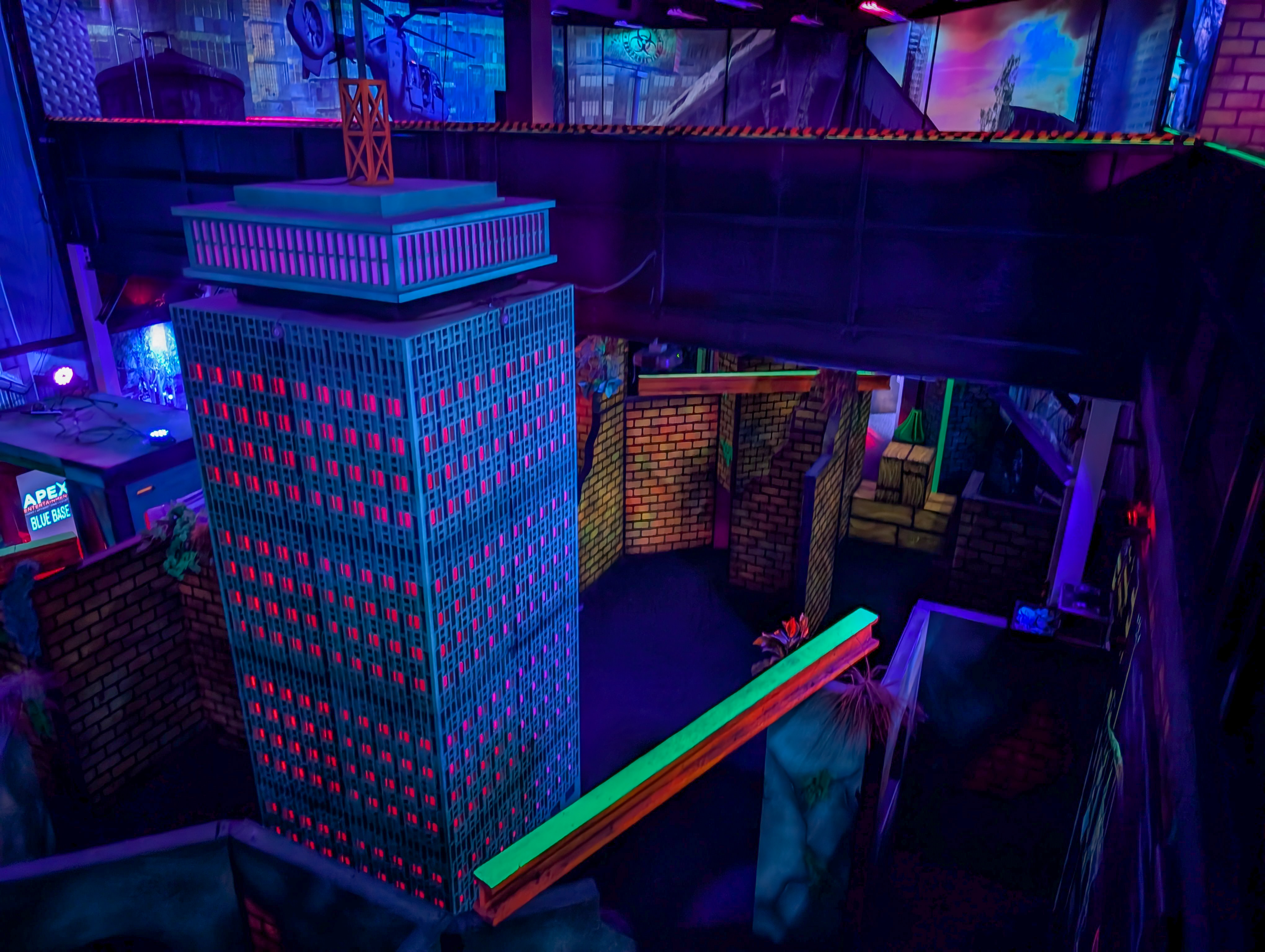 A look around the laser tag arena at Apex Entertainment Marlborough.