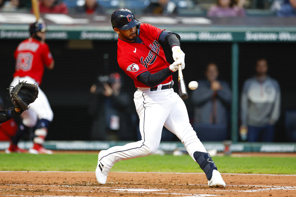 Watch Gabriel Arias Launch His First Career Home Run To Tie Guardians Vs Rays At Video