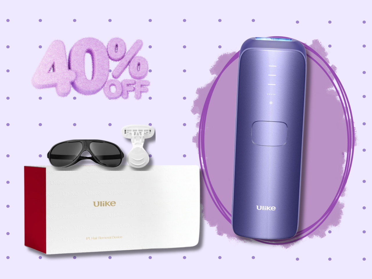 Amazon has this powerful Ulike laser hair removal device from for