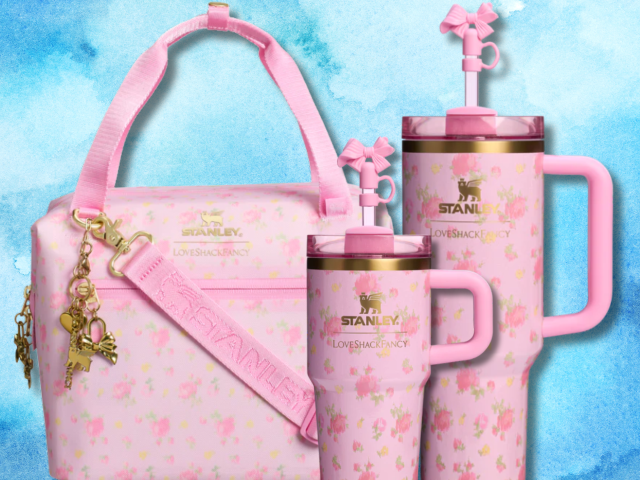【新品】stanley love shack fancyコラボ　バッグ Another Stanley & LoveShackFancy Collab Drops Next Week - Brit + Co