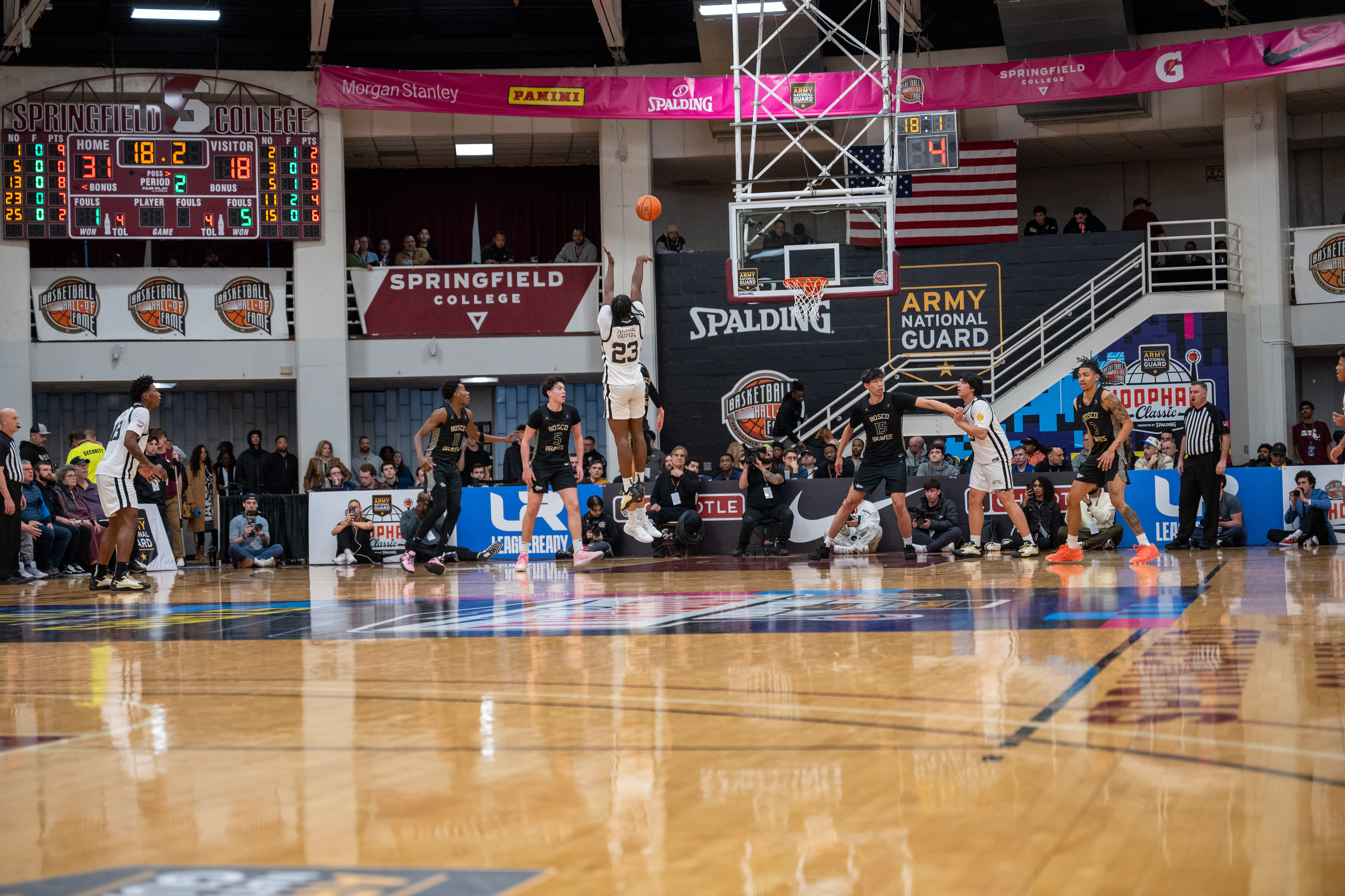 Syracuse basketball target Jordan Smith at the 2025 HoopHall