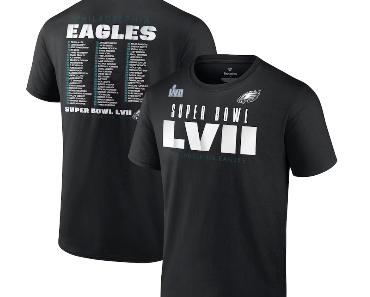 Eagles And Chiefs Super Bowl LVII Shirt ⋆ Vuccie