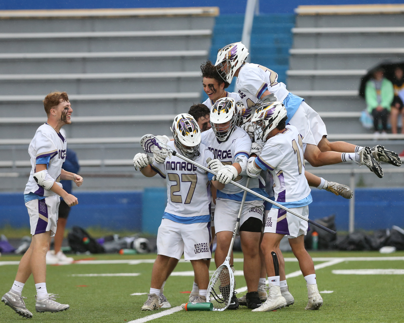 Boys Lacrosse Monroe vs Old Bridge in the GMC final.