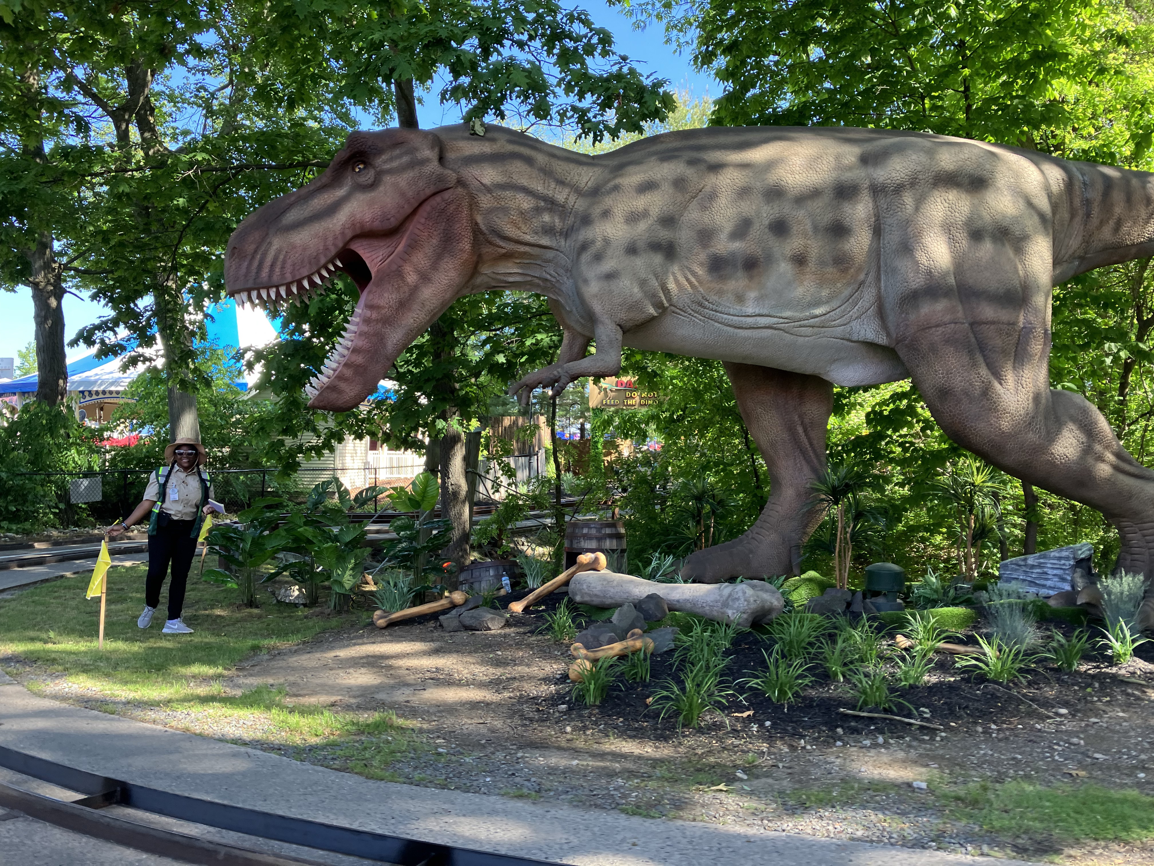 See Six Flags New England's new ride: Dino Off Road Adventure