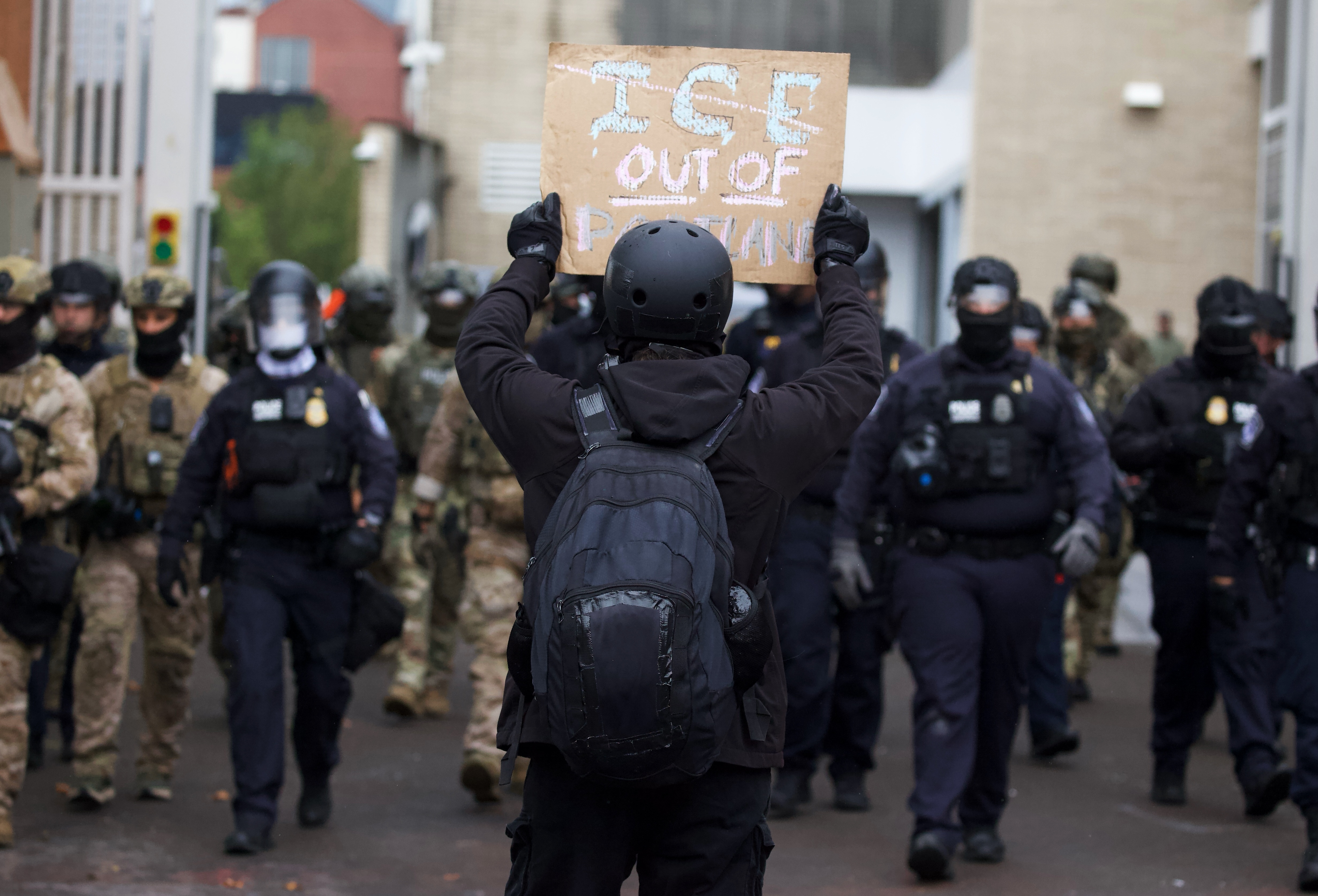 Portland ICE protest -- October 11, 2025 - oregonlive.com