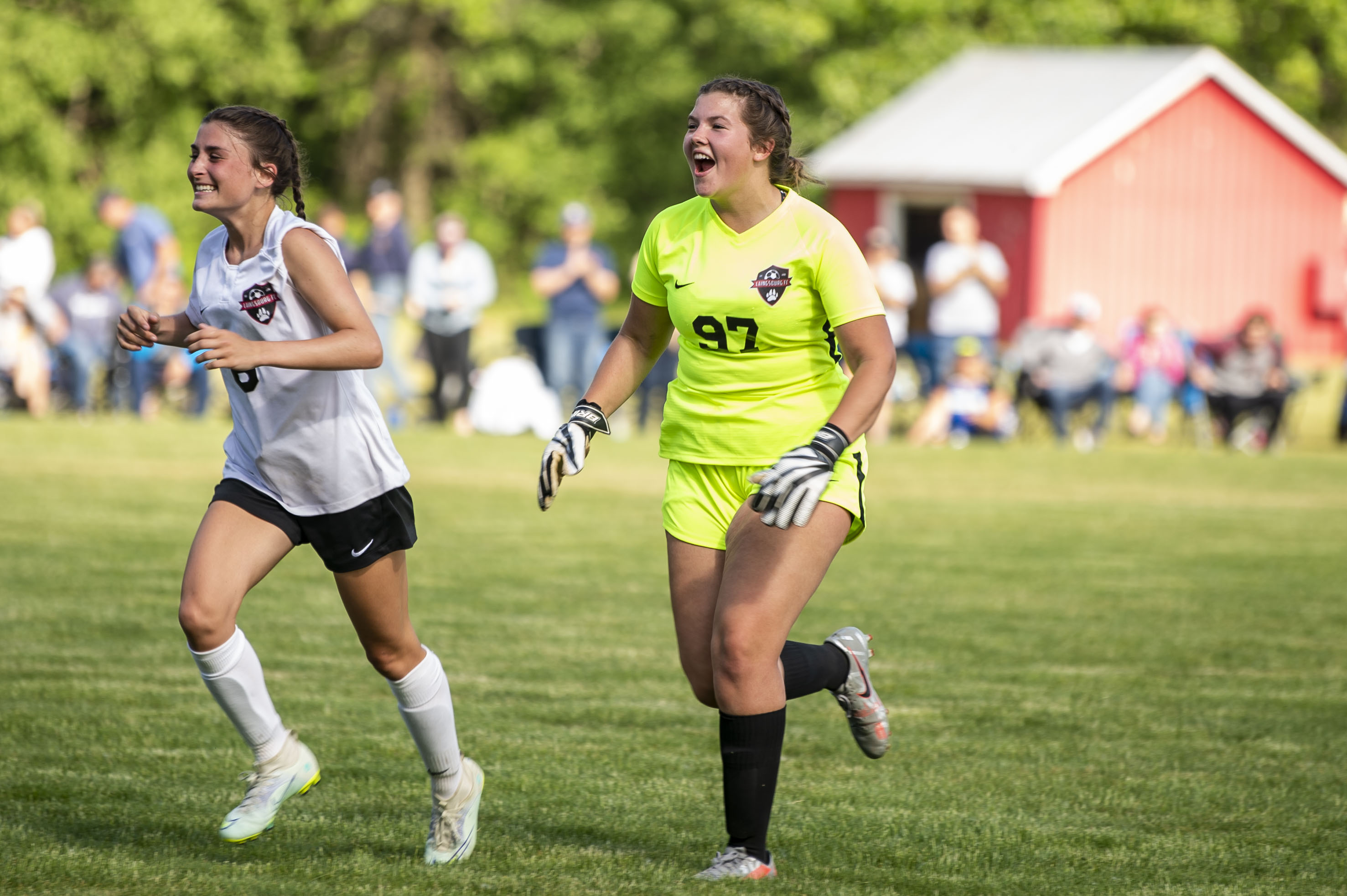 Laingsburg girls soccer defeats Valley Lutheran regional semifinal