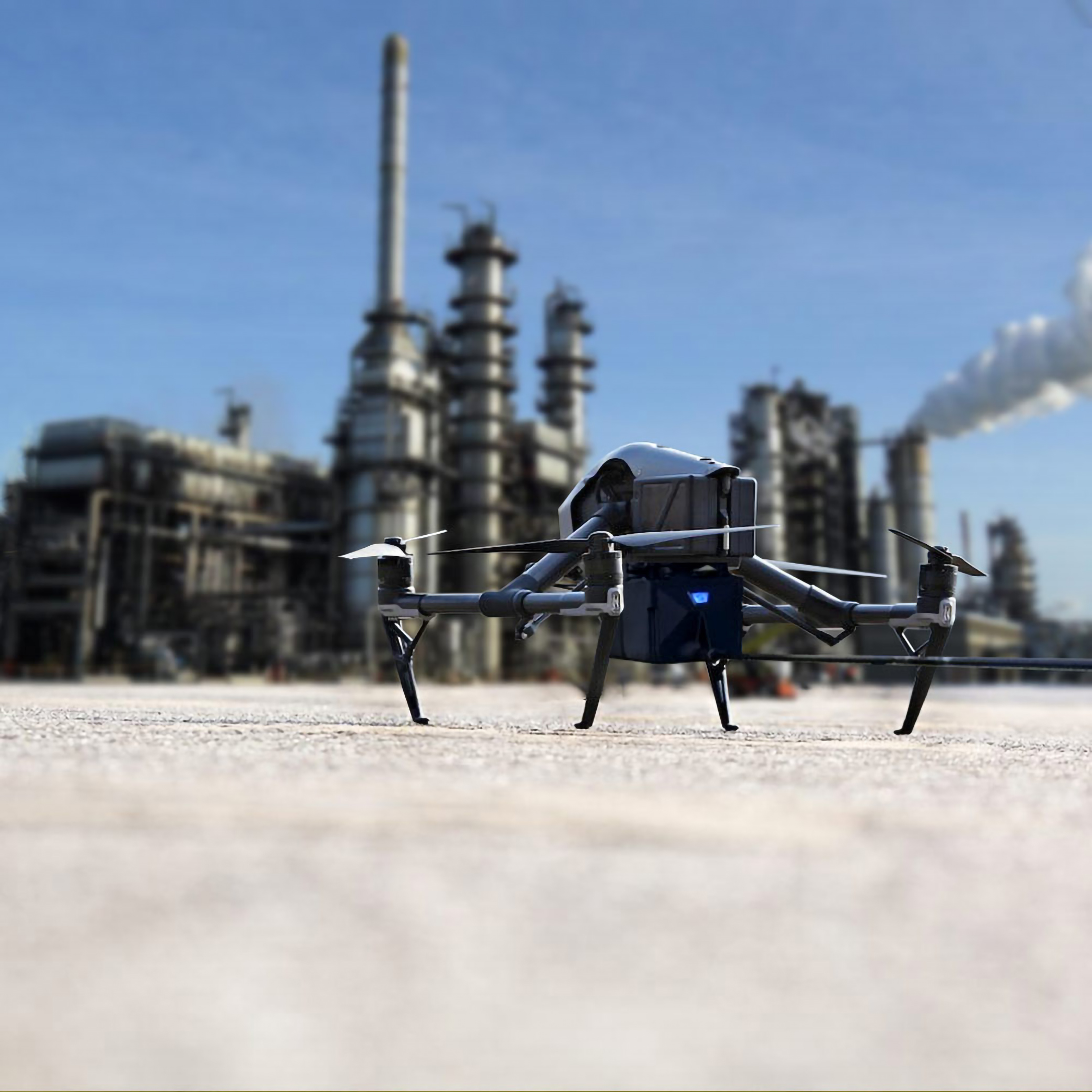 EGLE drone flies over Kalamazoo wastewater treatment plant