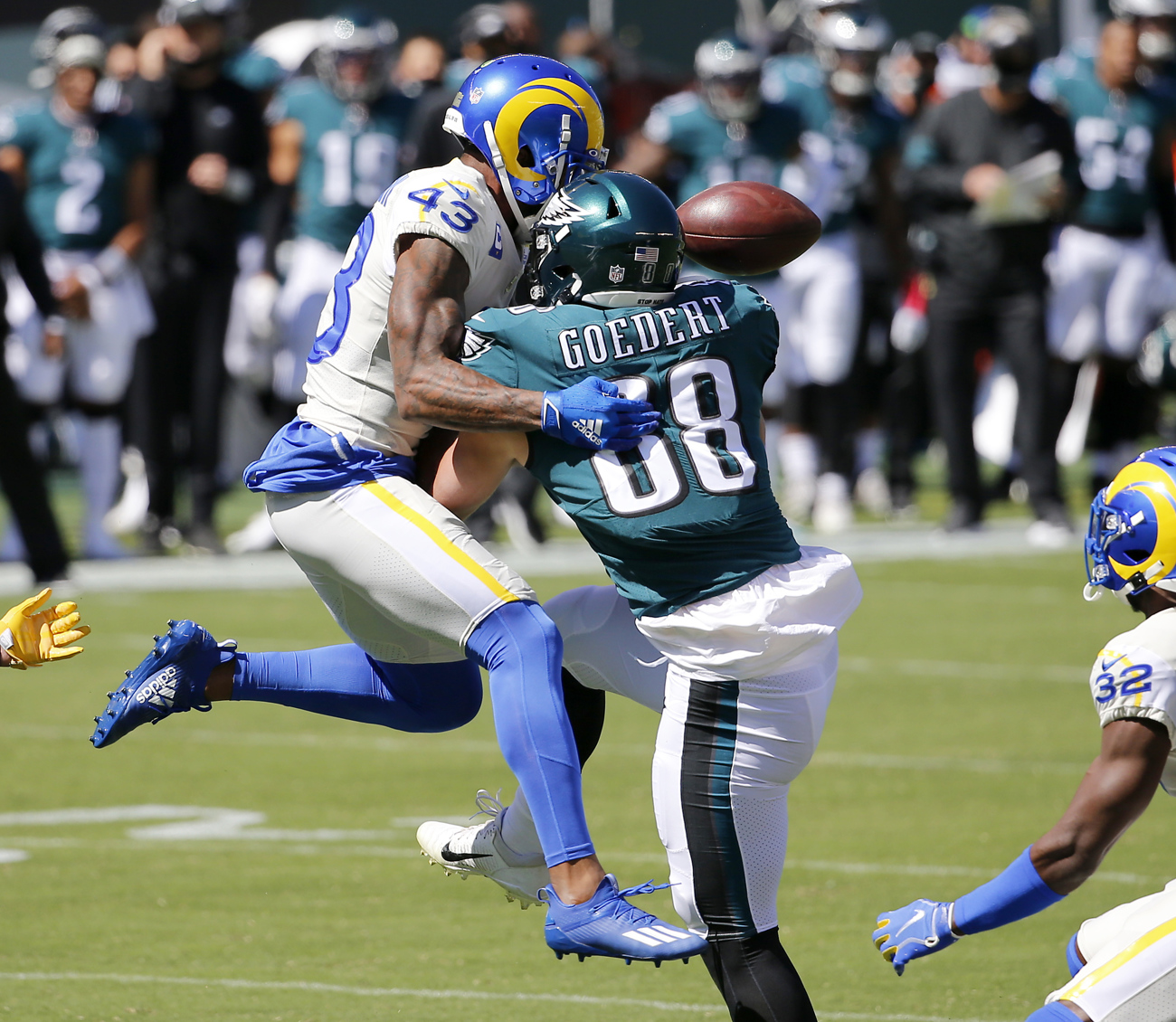 Grading Philadelphia Eagles after 37-19 loss to Los Angeles Rams in Week 2