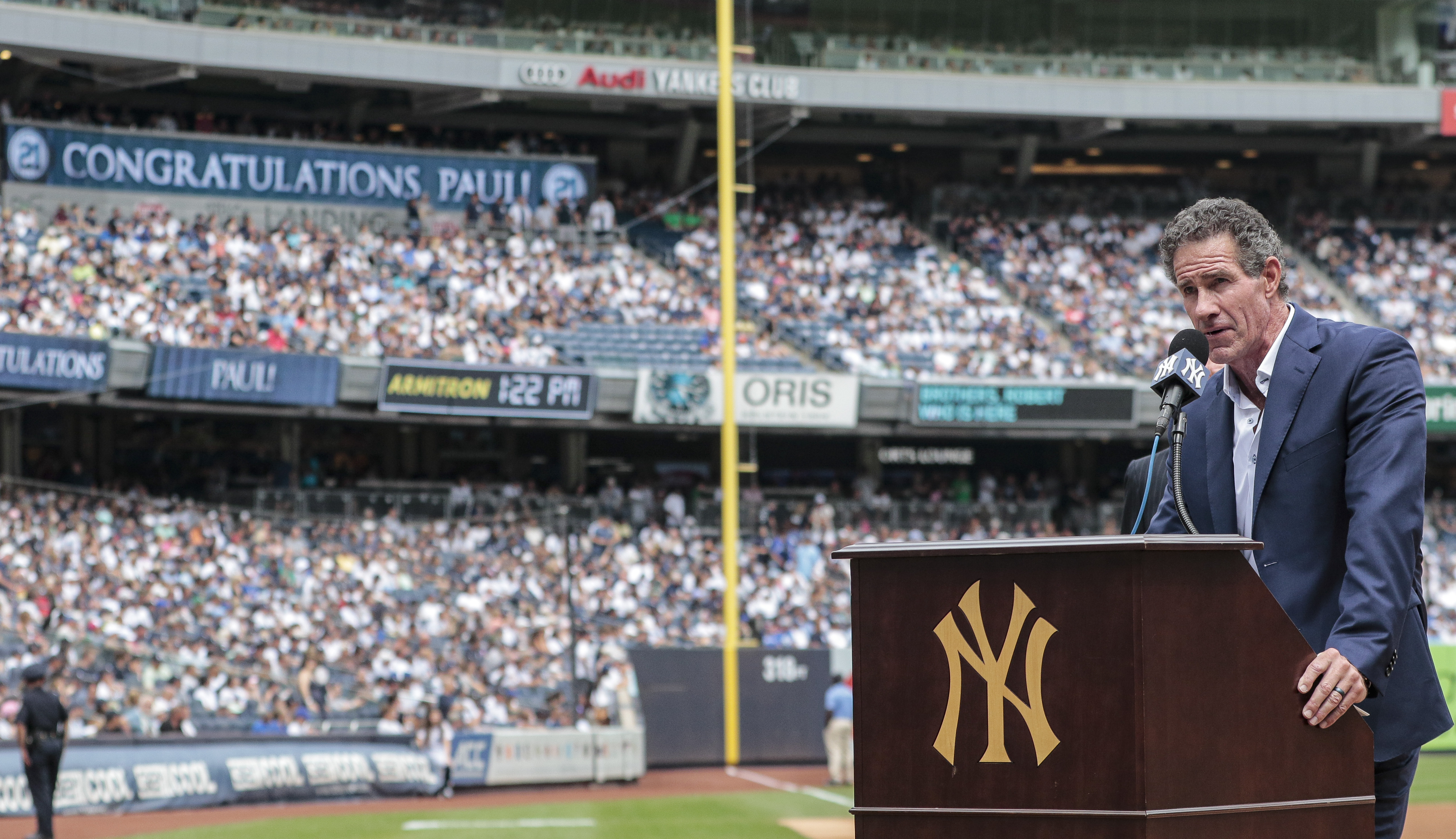 The Yankees Retire Paul O'Neill's Number 21 - The New York Times