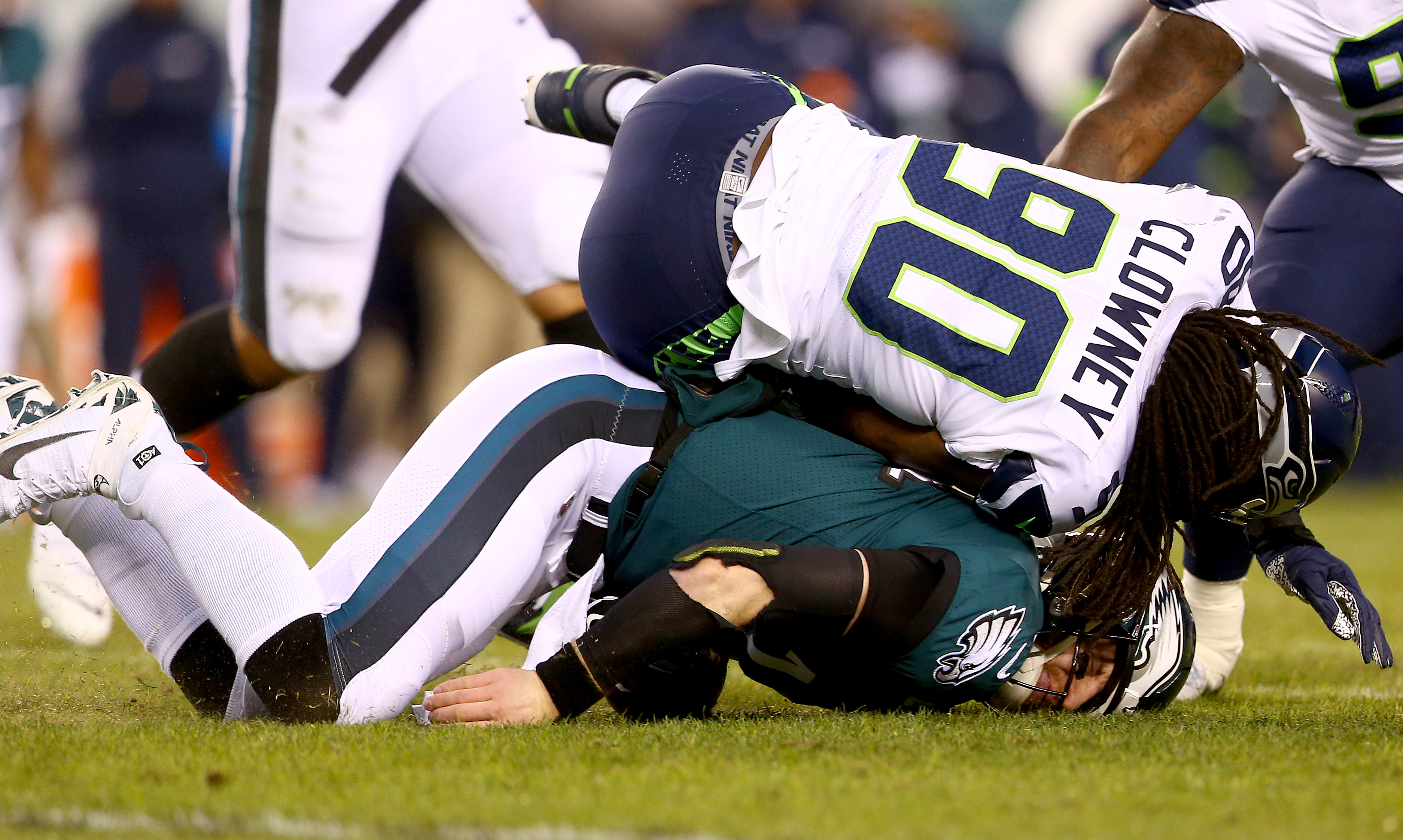 Seahawks Stop Cam Newton On The Goal Line, Escaping With 35-30 Win