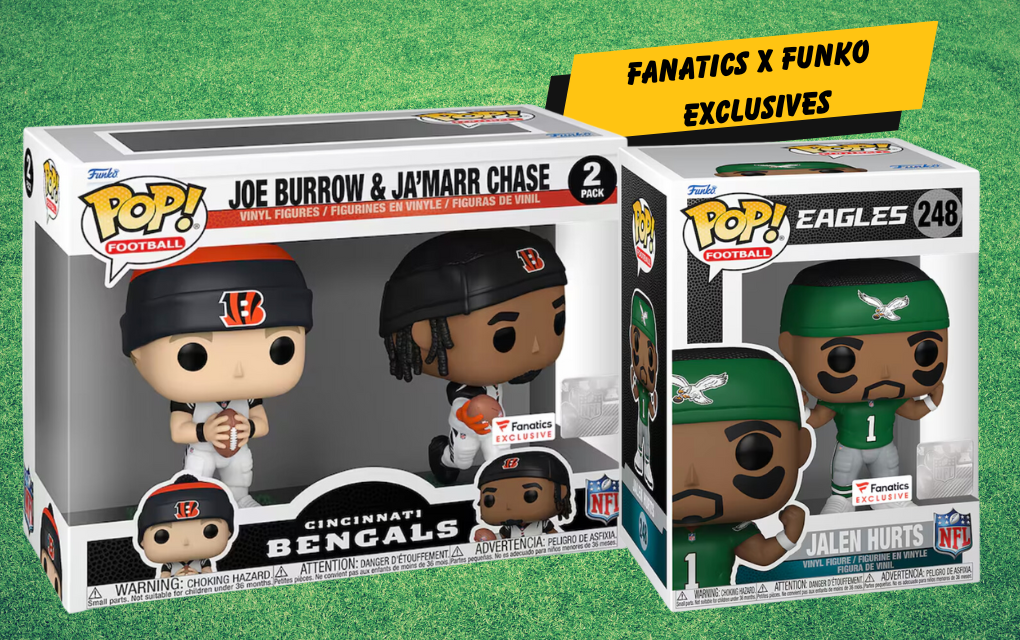 Funko Pop NFL Joe Burrow Cincinnati Bengals factory bundle (2)