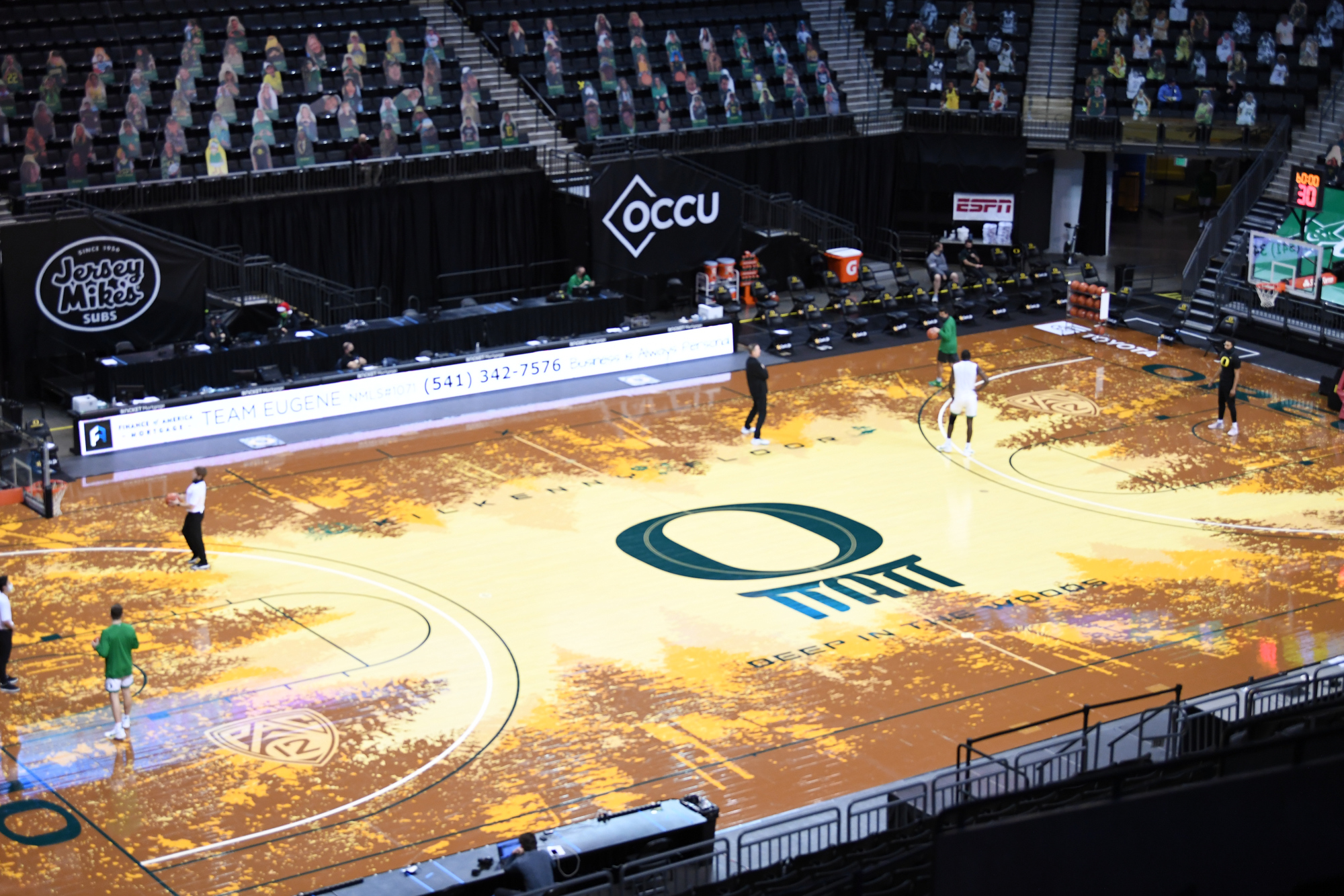 Oregon Basketball Court.