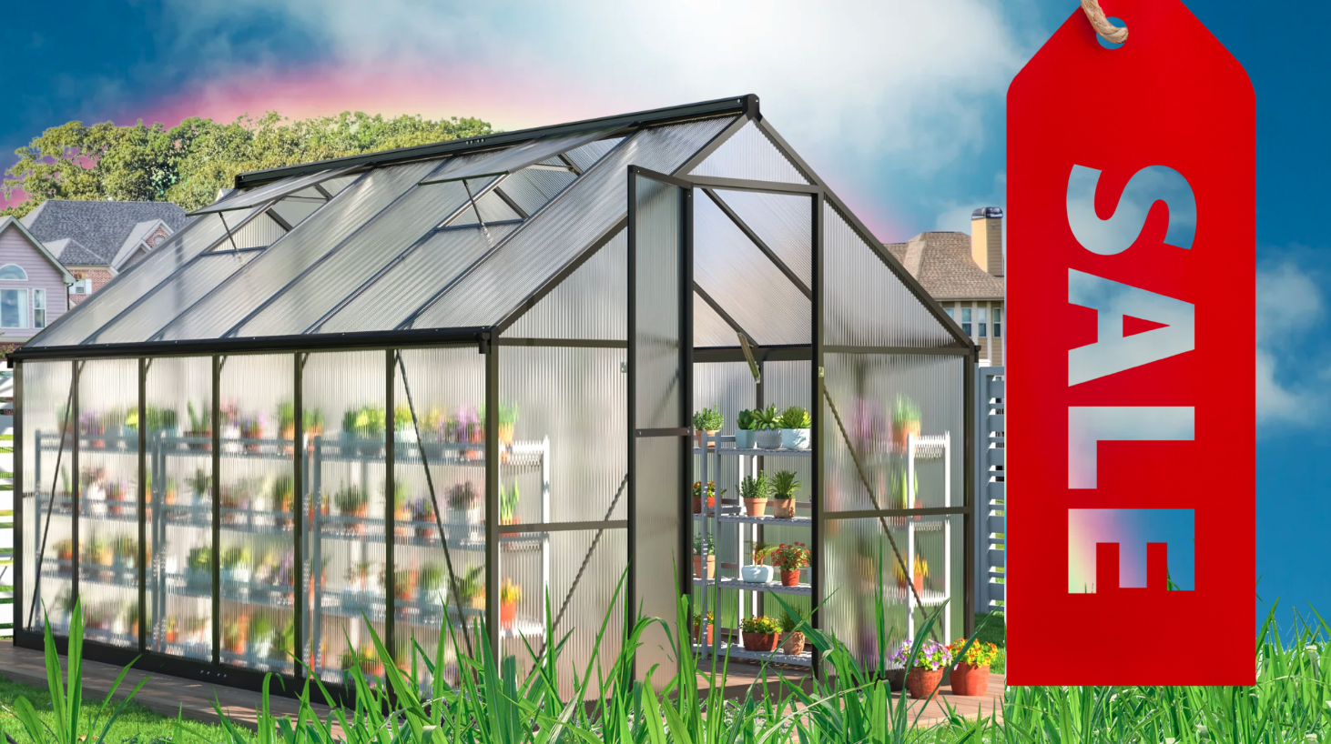 Walmart's best-selling $1,800 outdoor greenhouse is less than $470