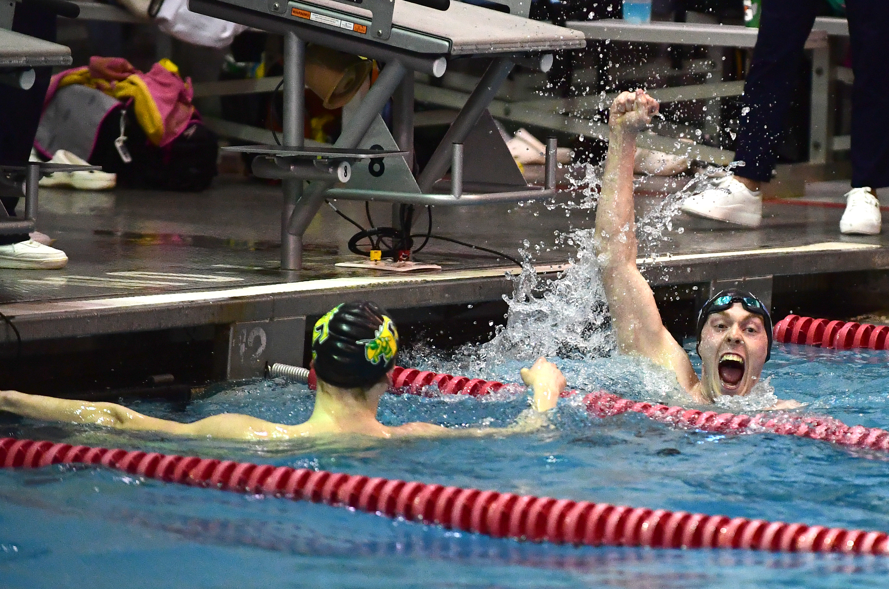 District 11 Class 3A Boys and Girls swimming championships Day 1 ...