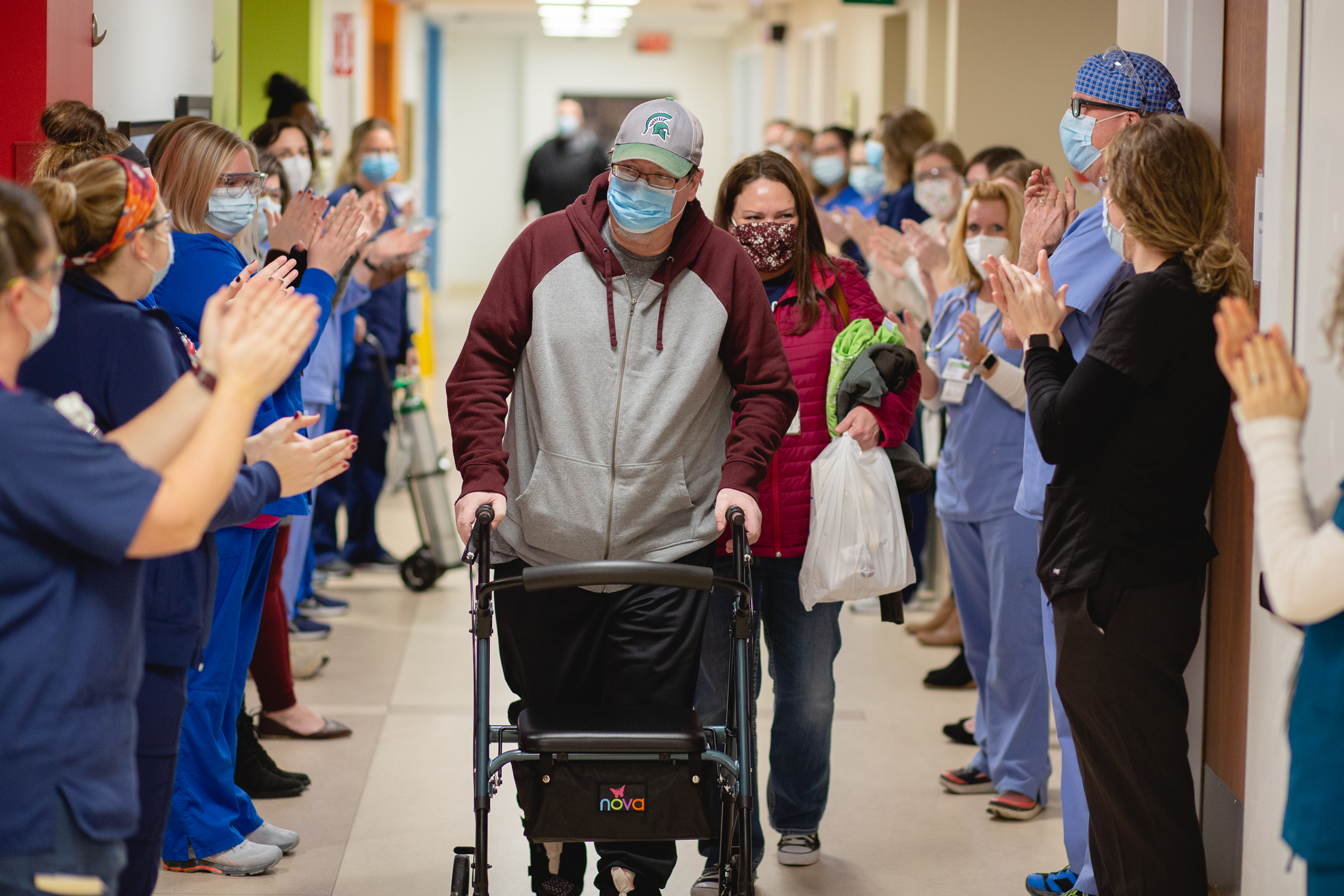 Doctor Channing Doctor released from hospital after months of fighting COVID-19 - mlive.com