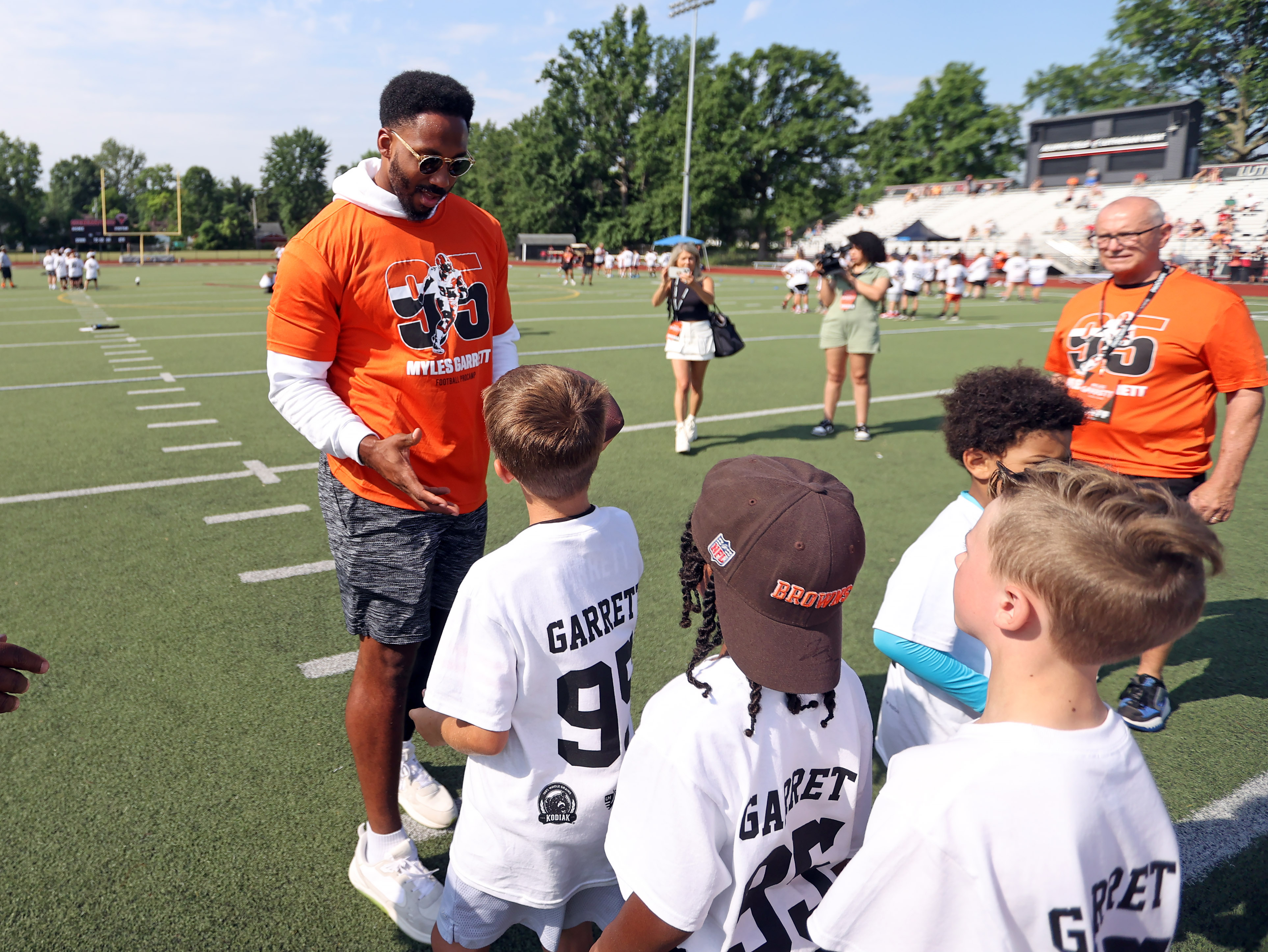 Myles Garrett Youth Football ProCamp, June 14, 2024 - cleveland.com