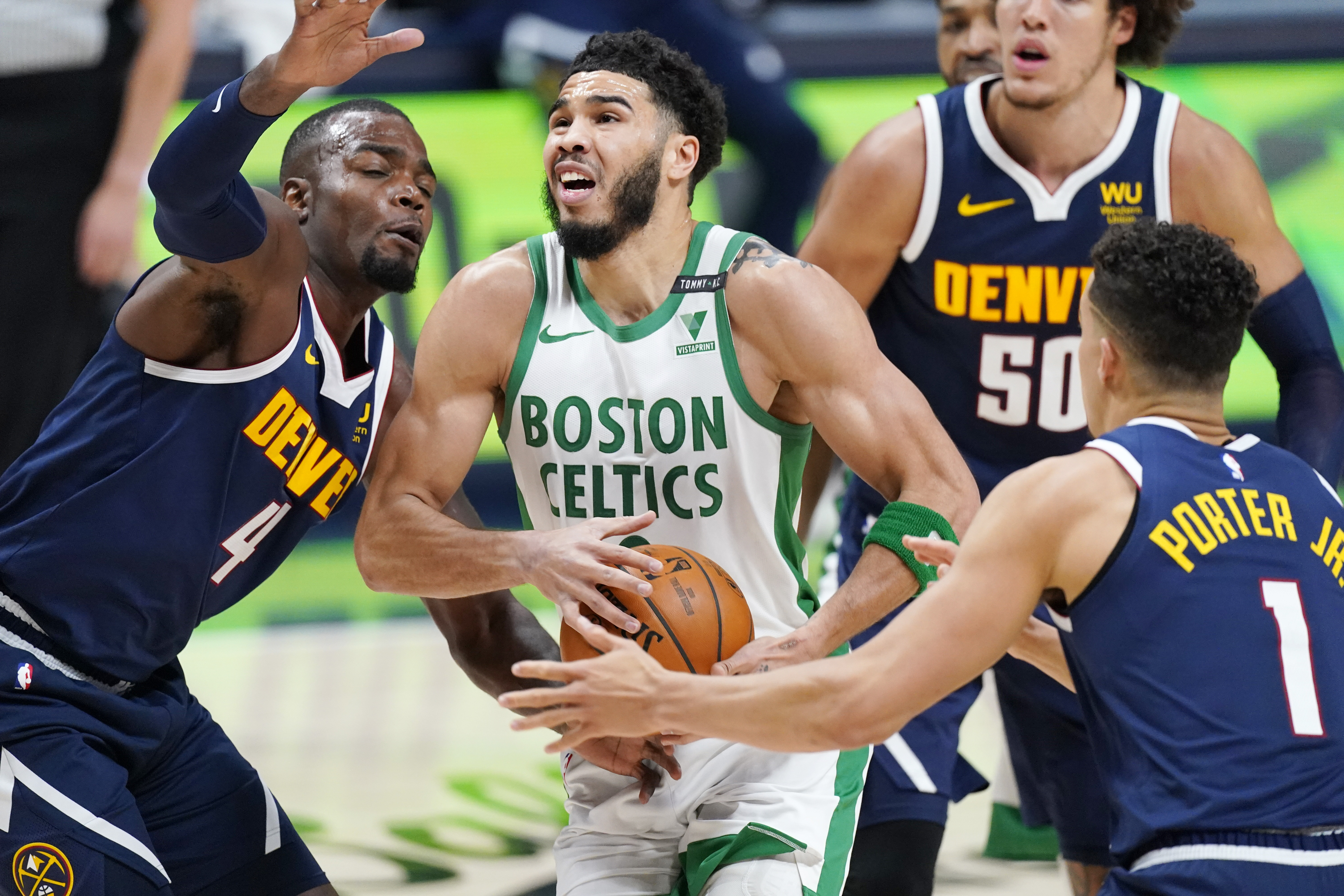 NBA: Jayson Tatum's Triple-double Leads Celtics Past Mavs, Nuggets