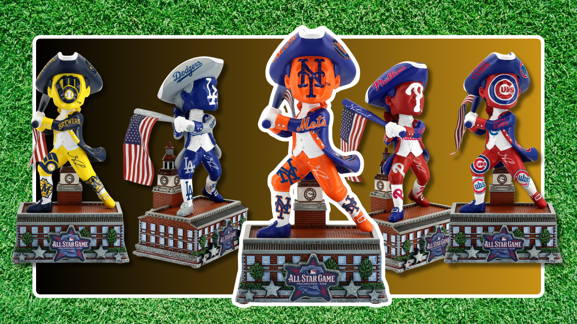 FOCO releases limited MLB All-Star bobbleheads for America 250