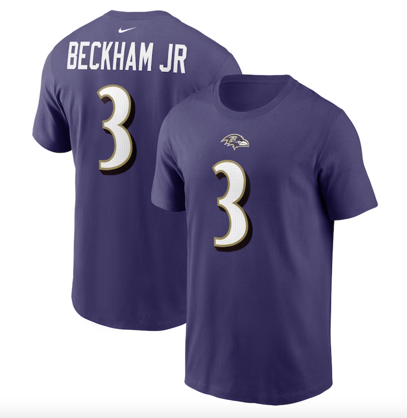 Official obj odell beckham jr baltimore ravens youth T-shirts