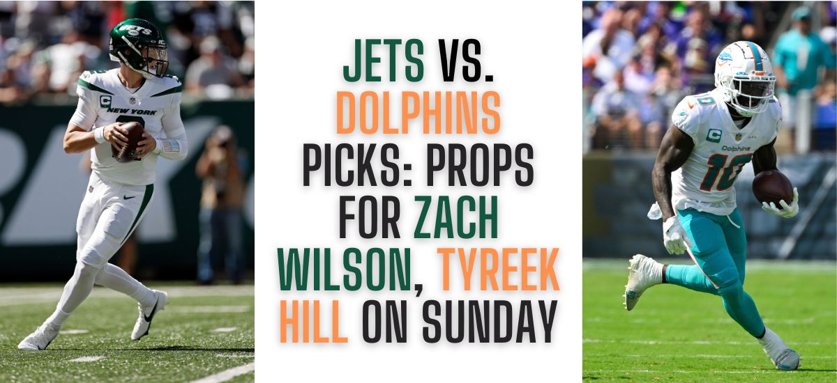 Dolphins vs. Jets predictions: Zach Wilson and Tyreek Hill props for Week 5  