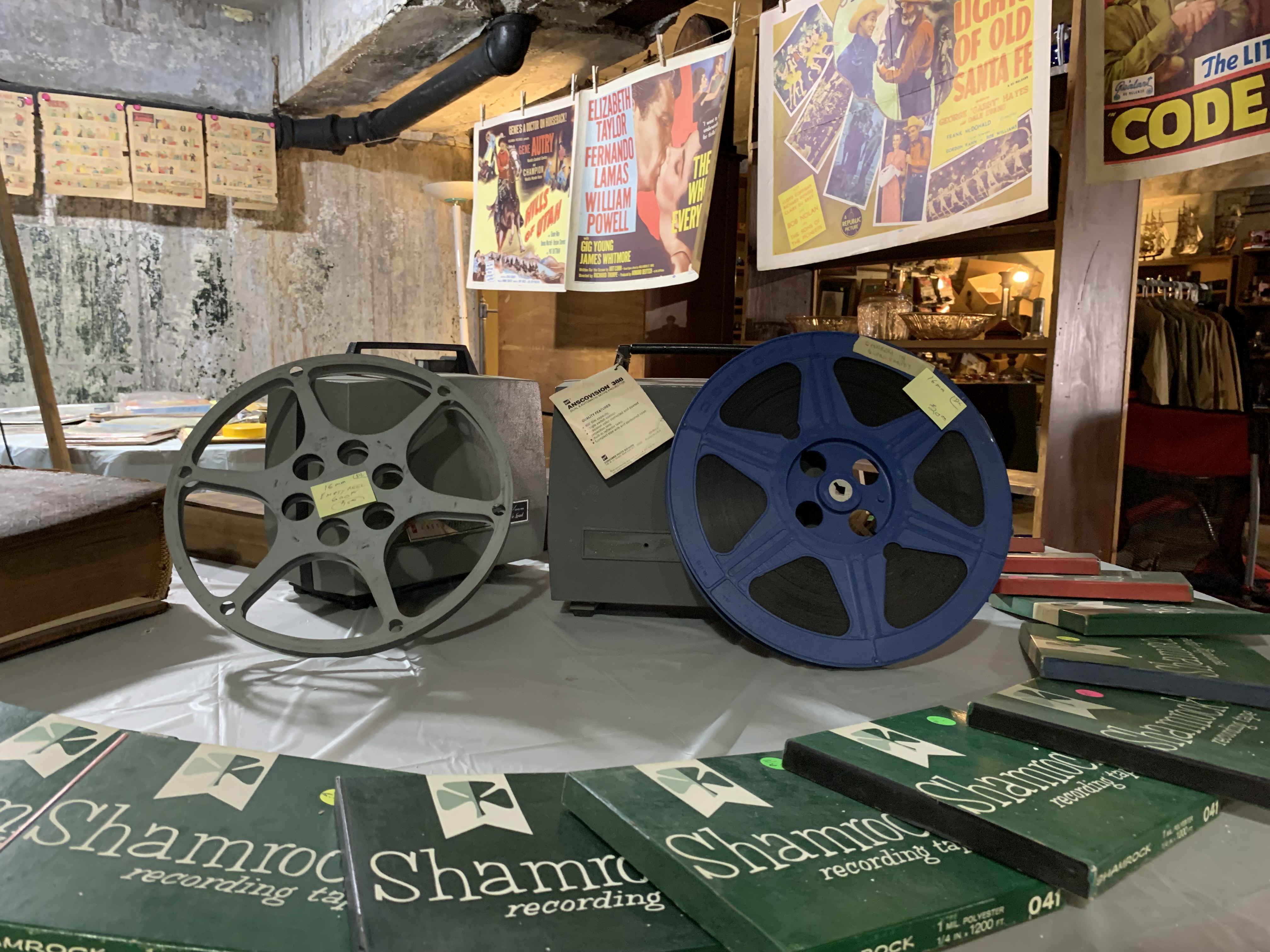 Old film reels with film 8mm, 16mm - Rent or Buy for Props