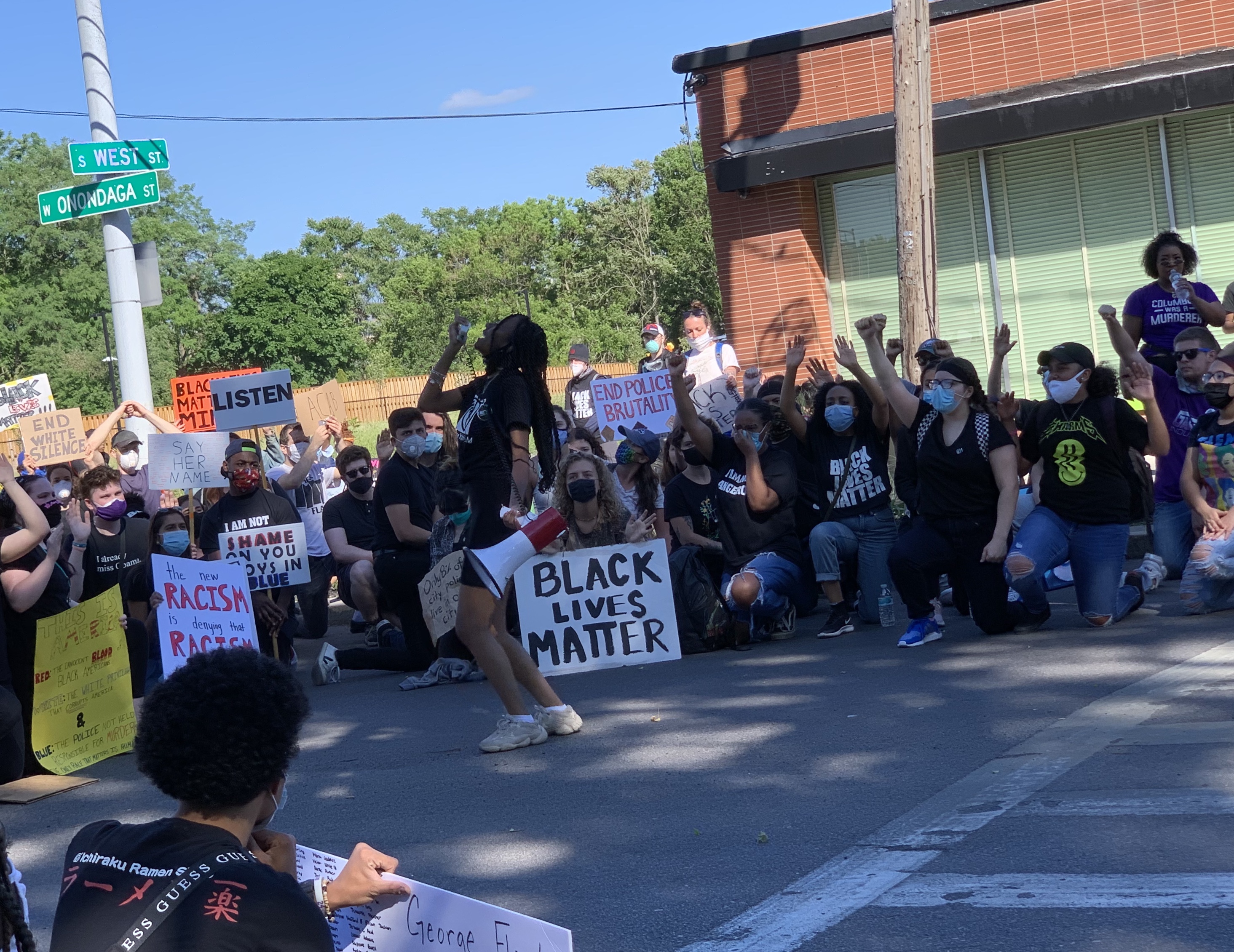 More than 1,000 people march in Black Lives Matter rally - syracuse.com