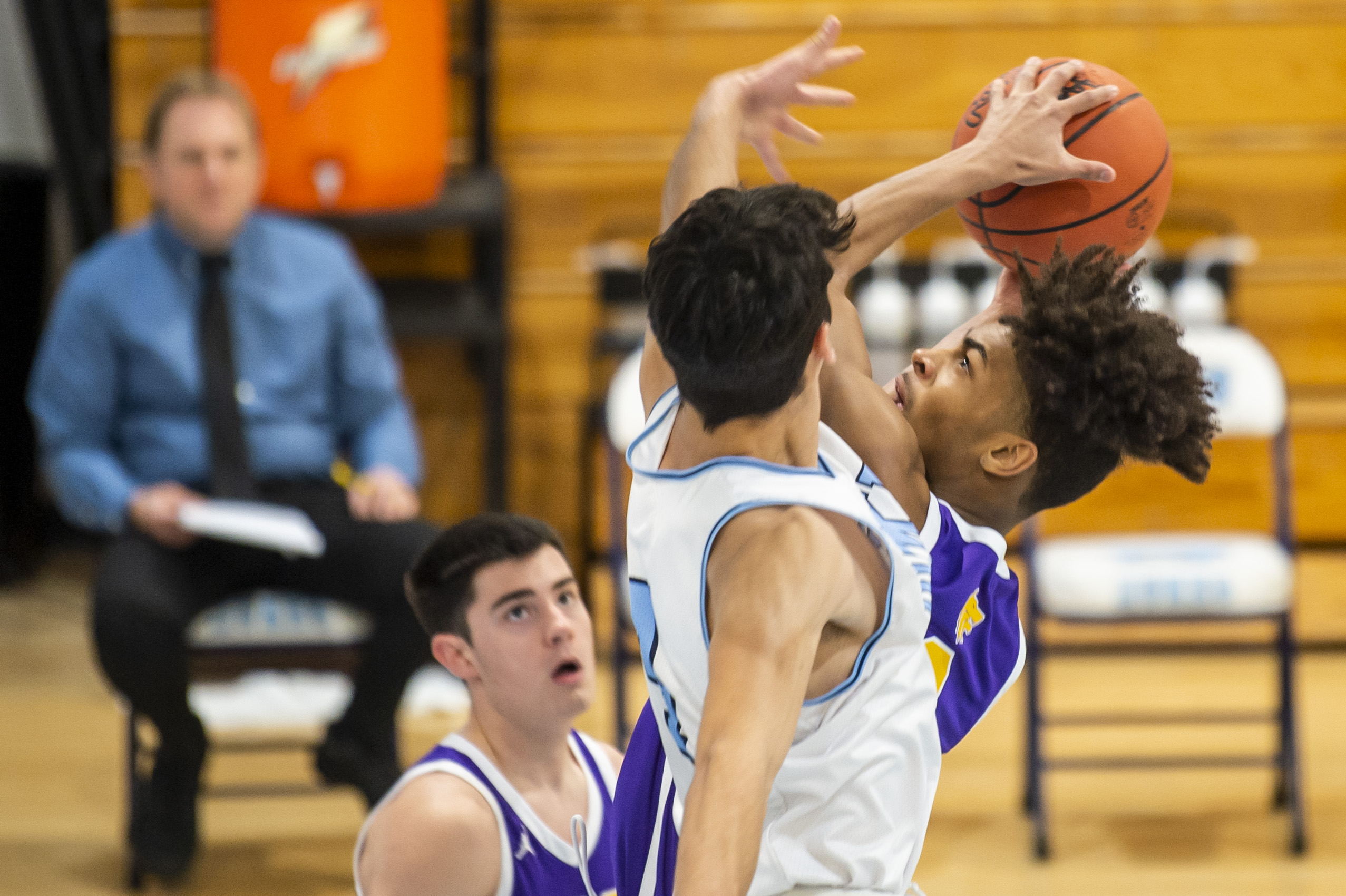 Garber boys basketball hosts Bay City Central