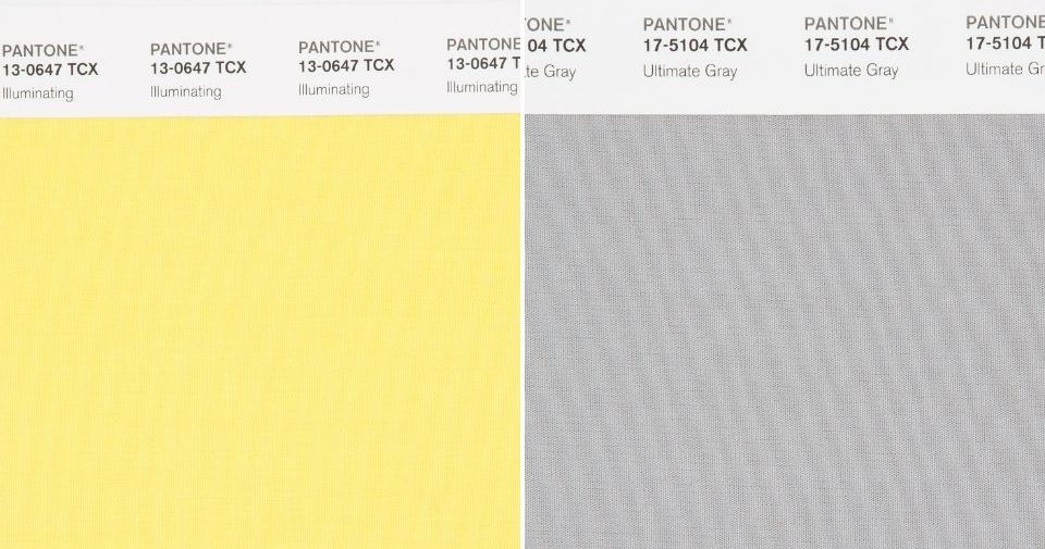 Pantone color of the year for 2021: Gray, but illuminating. (We're