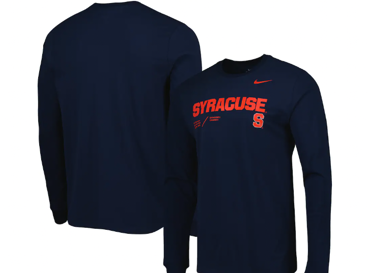 Syracuse Orange Nike 2019 Early Season Coaches Polo - White/Navy