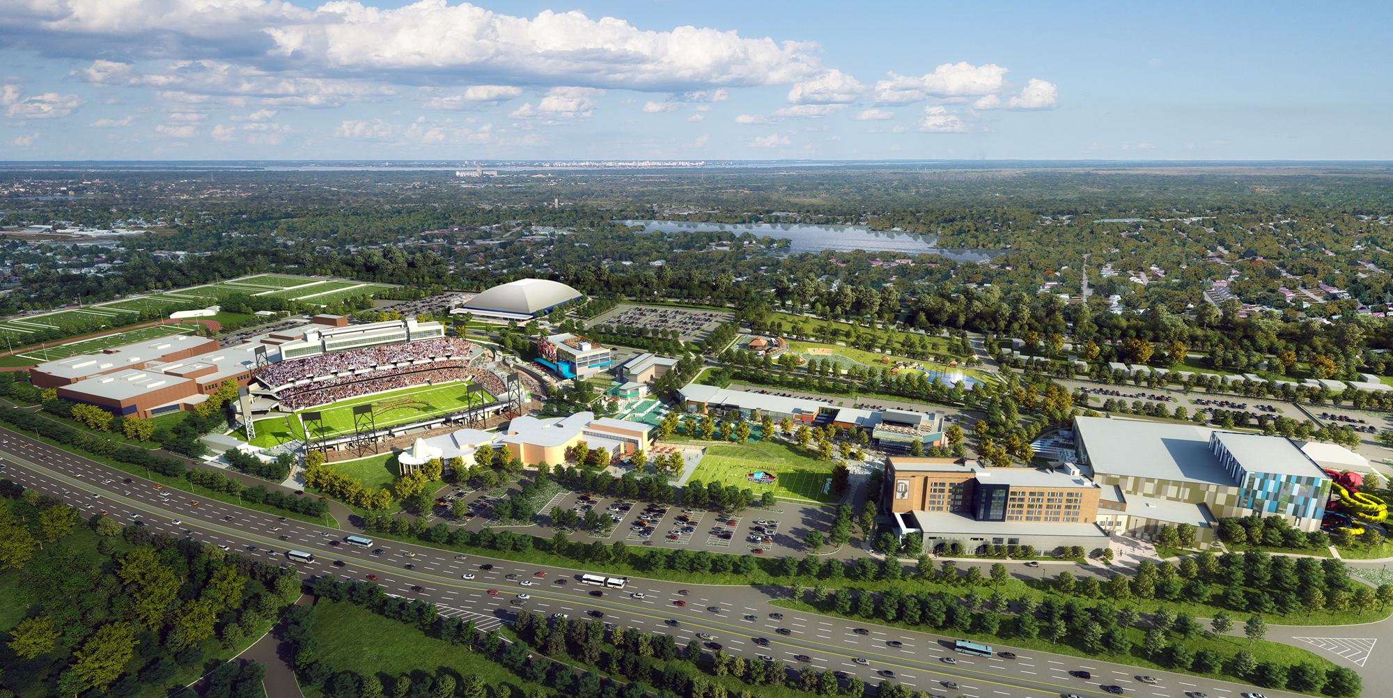 Pro Football Hall of Fame Lines Up Financing for Waterpark, Hotel