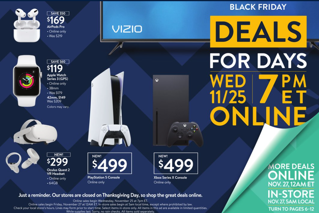 Walmart black store friday sale