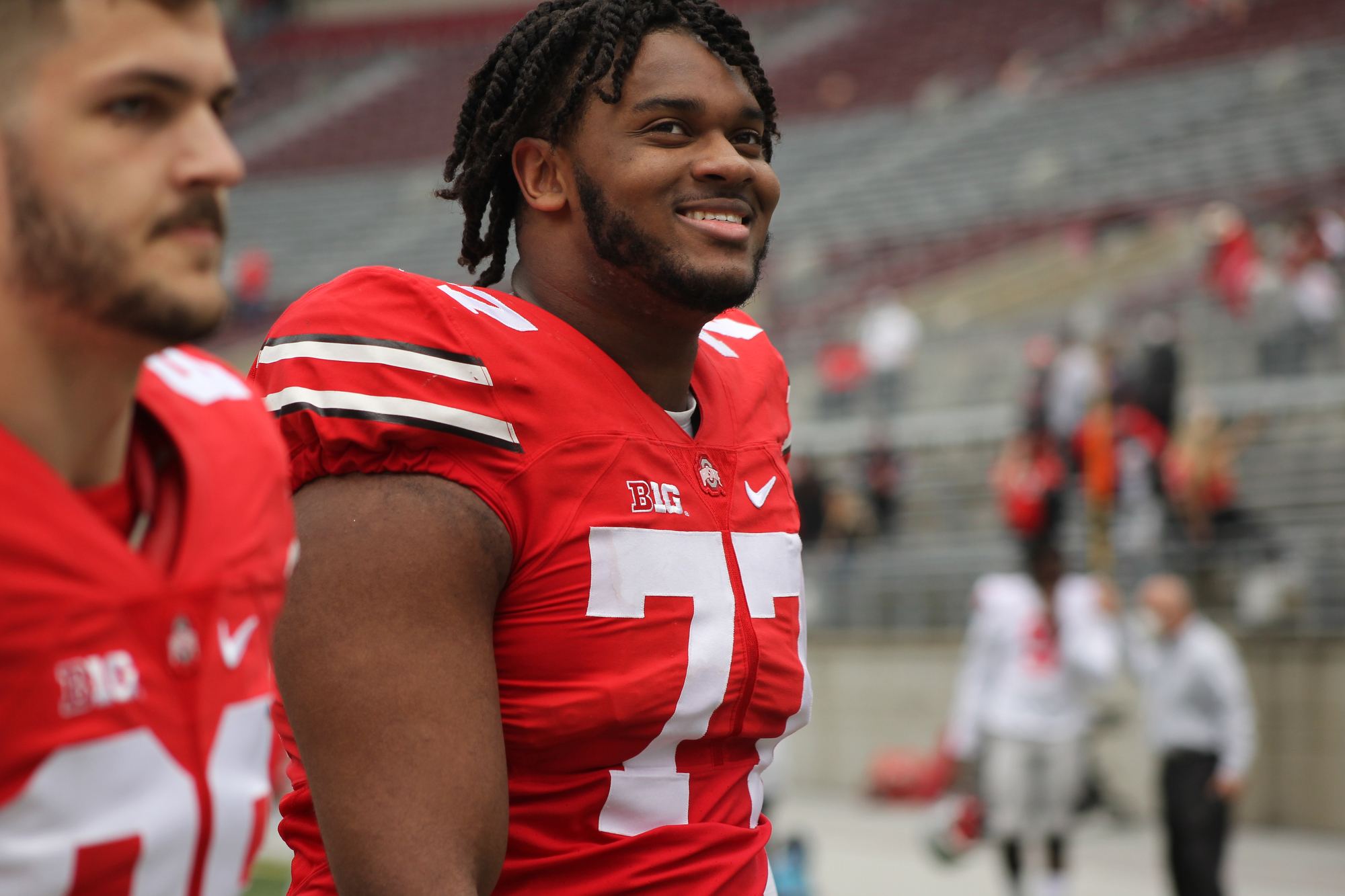 Buckeyes tackle Paris Johnson Jr. declares for NFL Draft