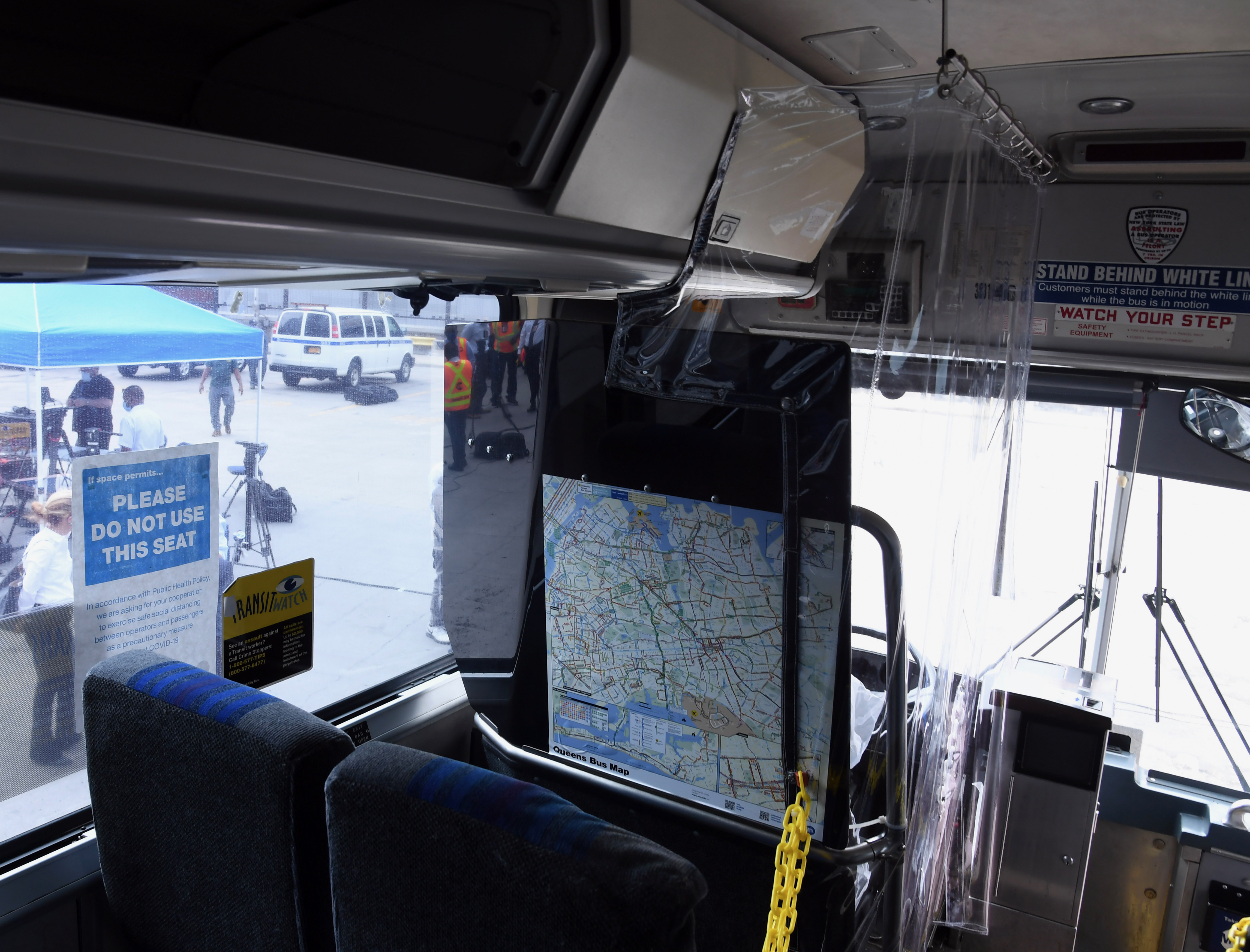 MTA to install protective driver shields on buses - silive.com