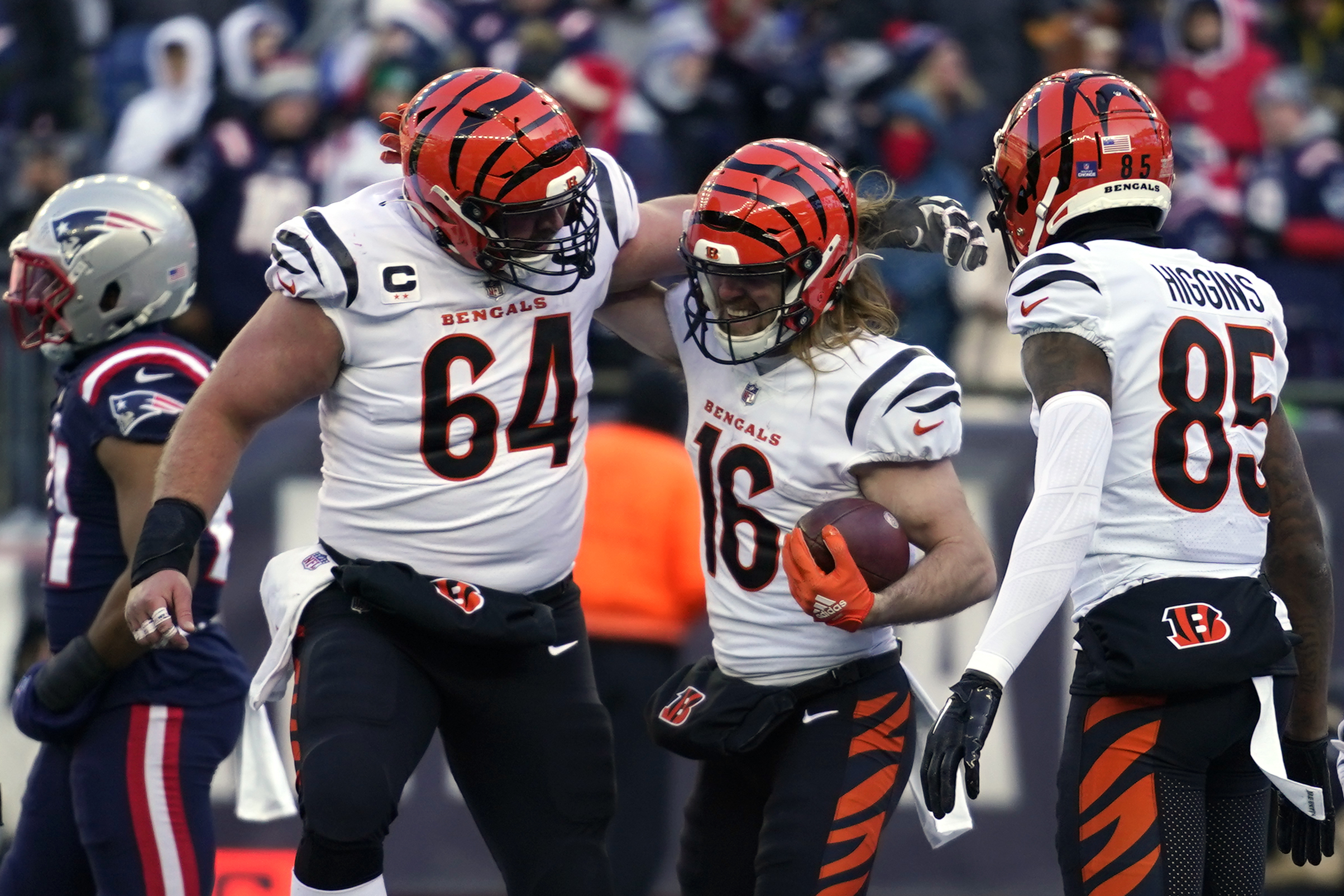 Where does the Bengals' current seven-game win streak rank in team