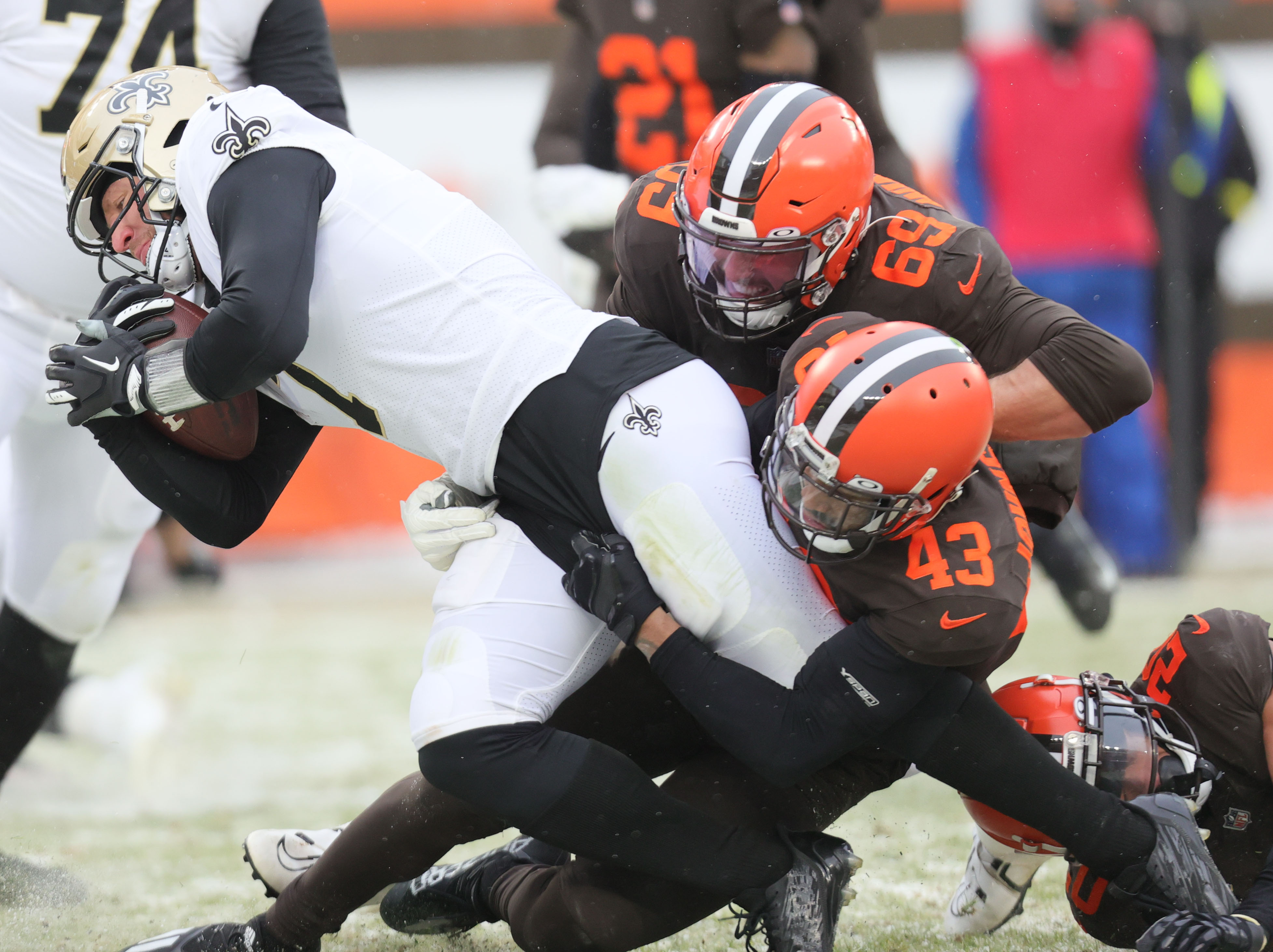 Browns Vs. New Orleans Saints Game Dec 24, 2022 Poster