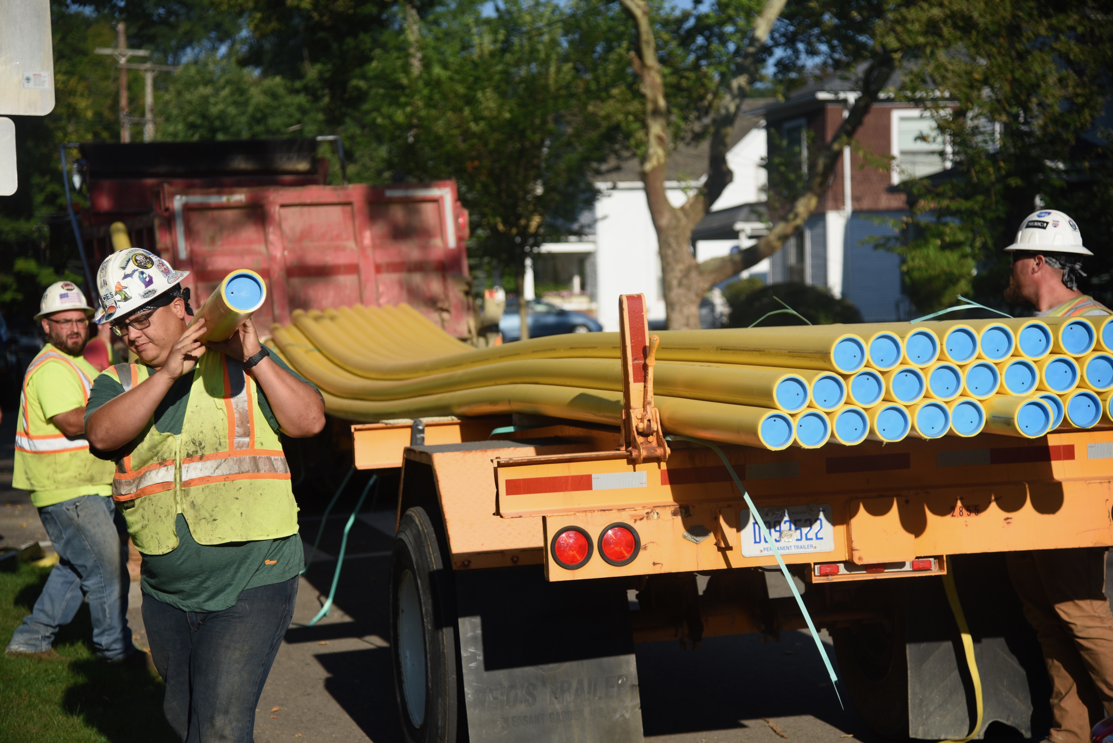 New gas lines installed in Ann Arbor's Old West Side neighborhood
