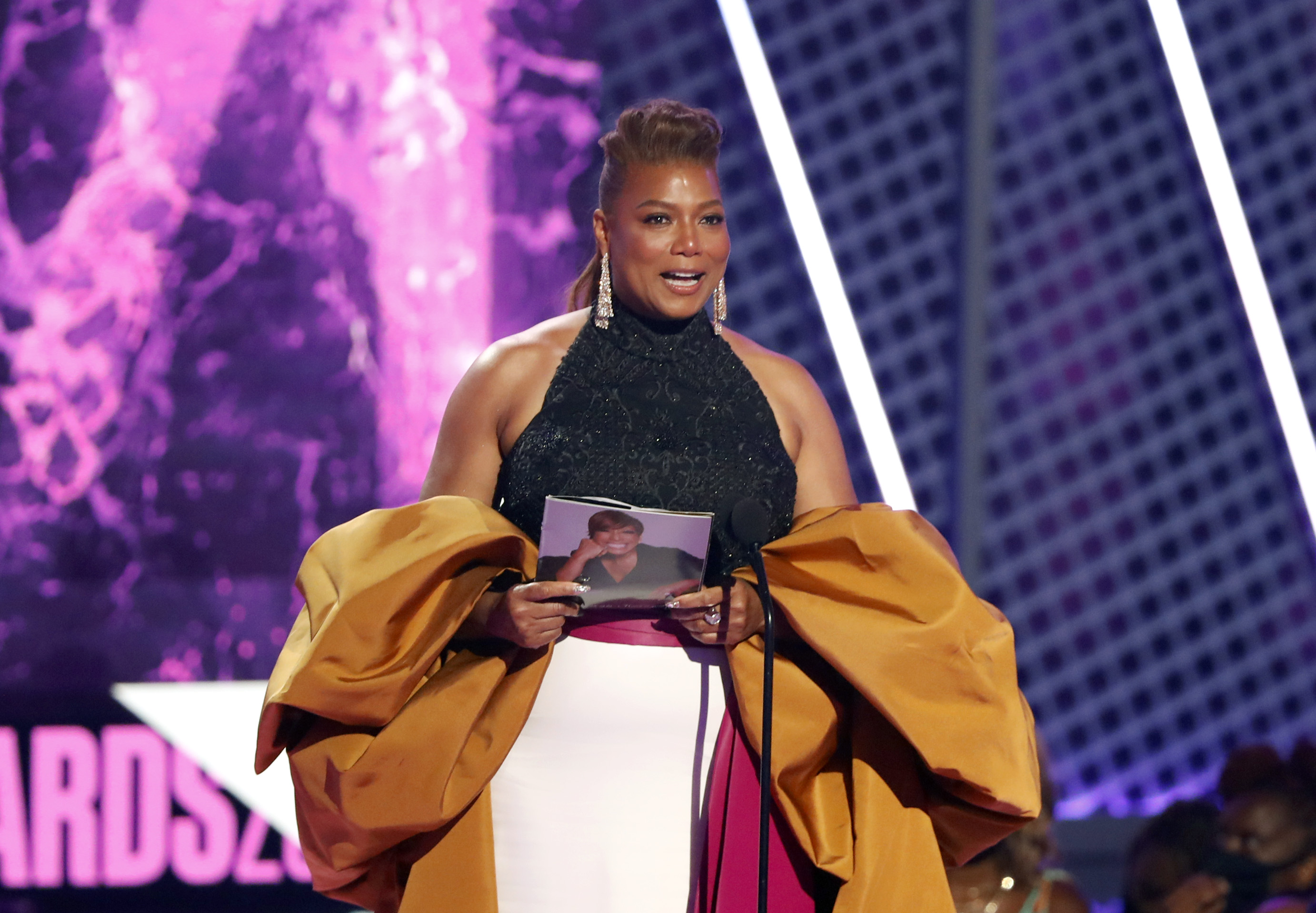 Watch Queen Latifah accept BET Awards honor, musical tribute to