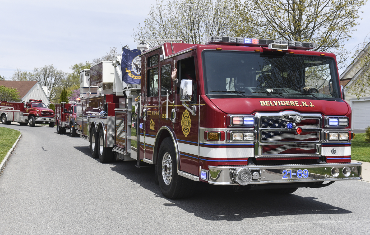 Veteran honored with parade on 100th birthday
