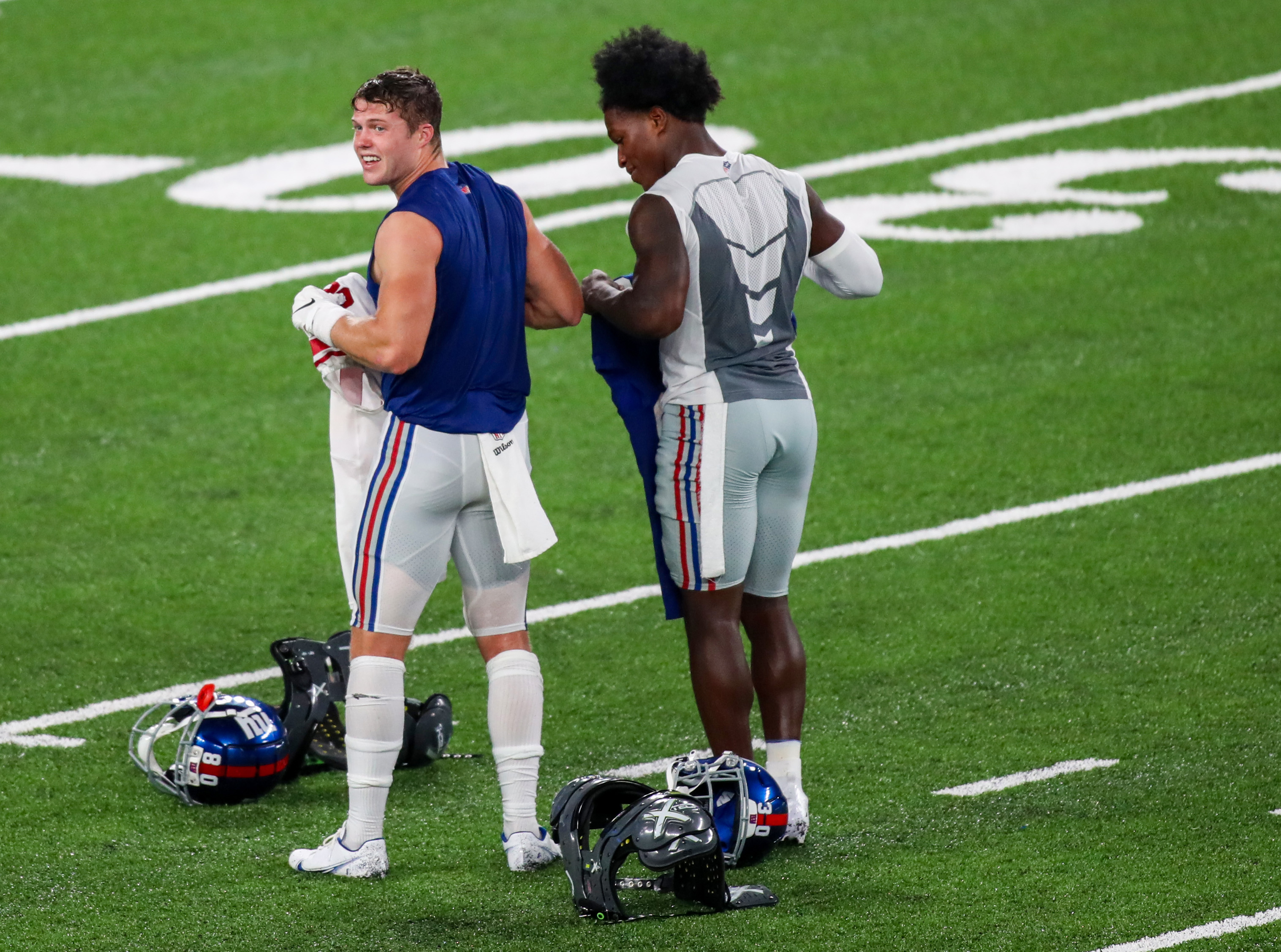 Giants Blue White Scrimmage August 28, 2020