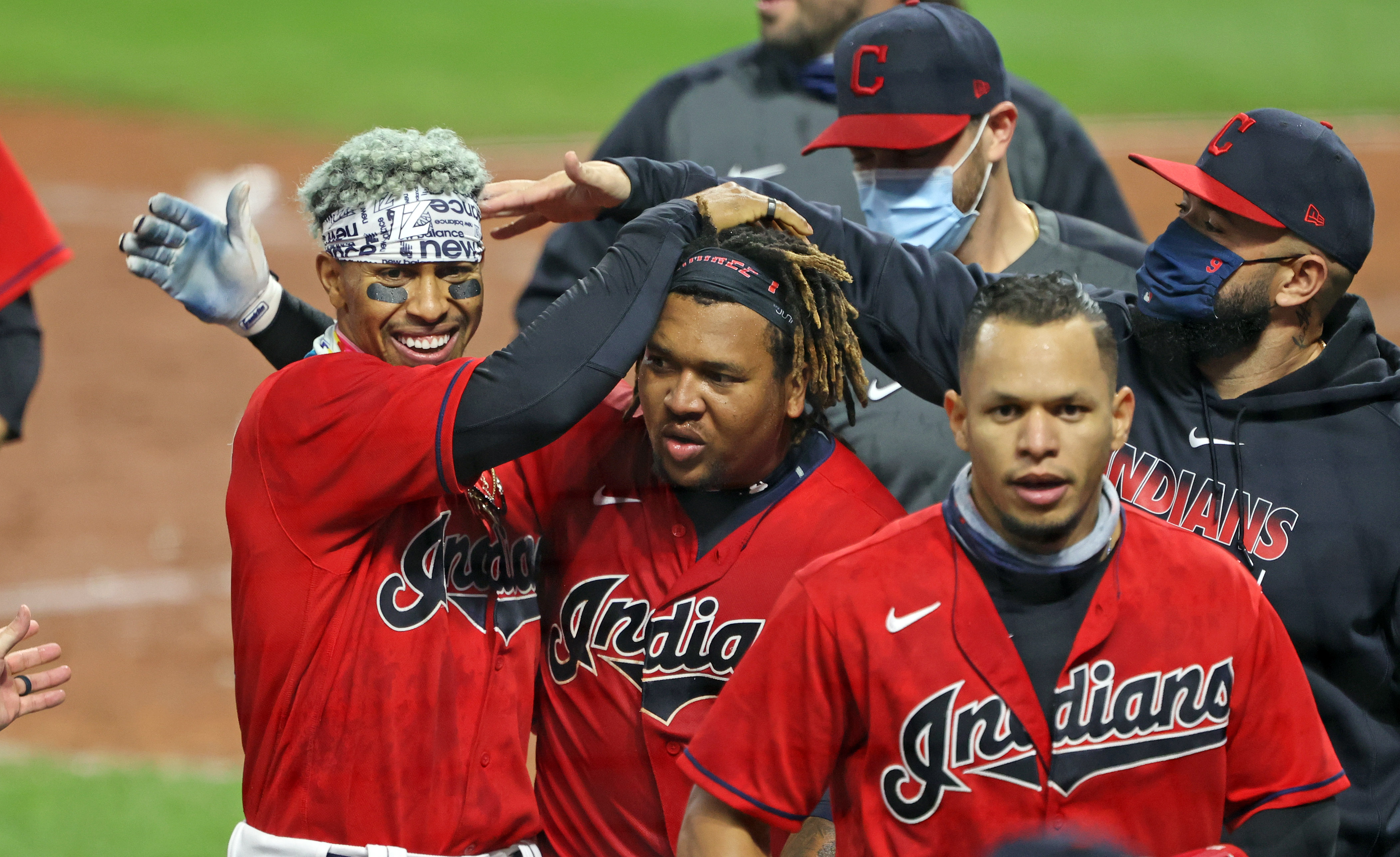 Clinching days for the Cleveland Indians: 15 times the club celebrated a  playoff bid in the last 100 years 