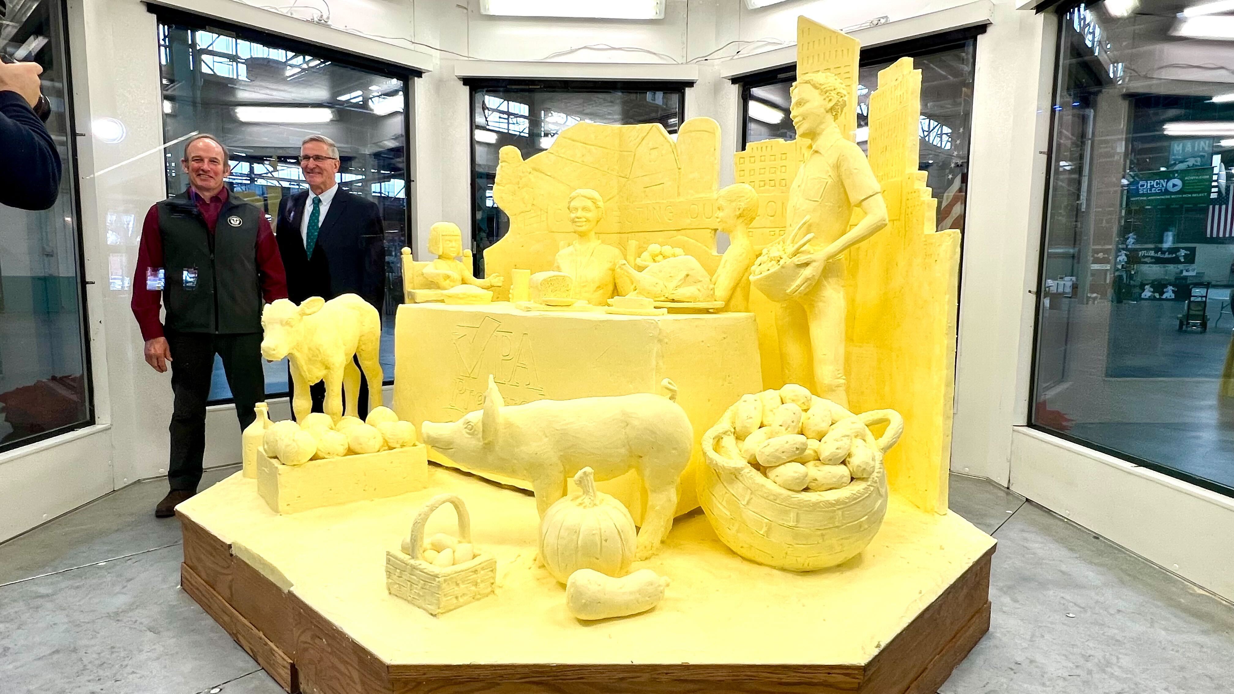 The butter you’ve all been waiting for 2024 Farm Show sculpture unveiled
