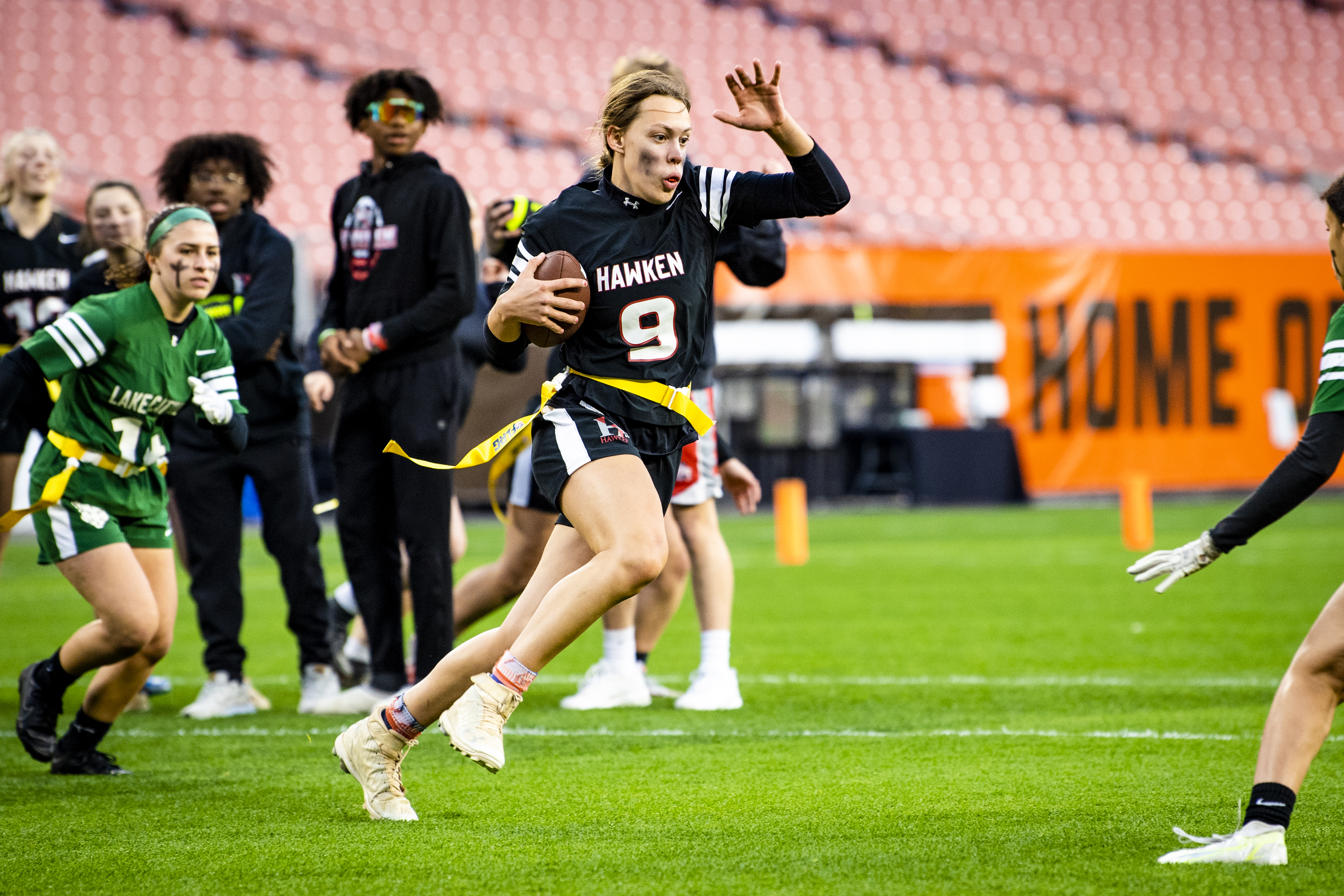 Northeast Ohio girls high school flag football championship hosted by Browns  drew 125 players to FirstEnergy Stadium on Monday (photos) 