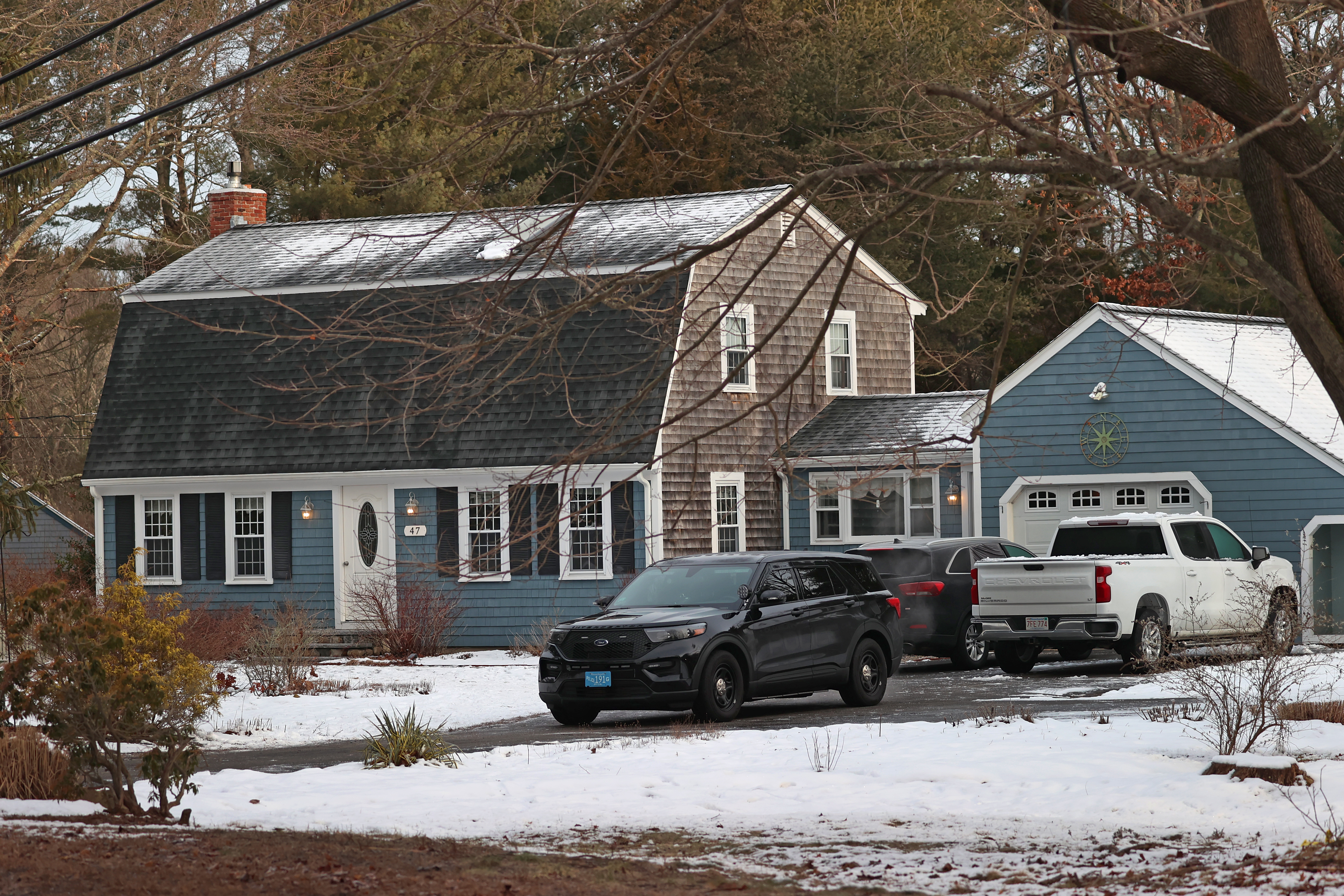 Getty Images via The Boston Globe, the bodies of two deceased children were discovered in a residence on Summer Street in Duxbury, Massachusetts. A man reported that a woman, who had attempted to kill herself, called the fire and police to the home.
