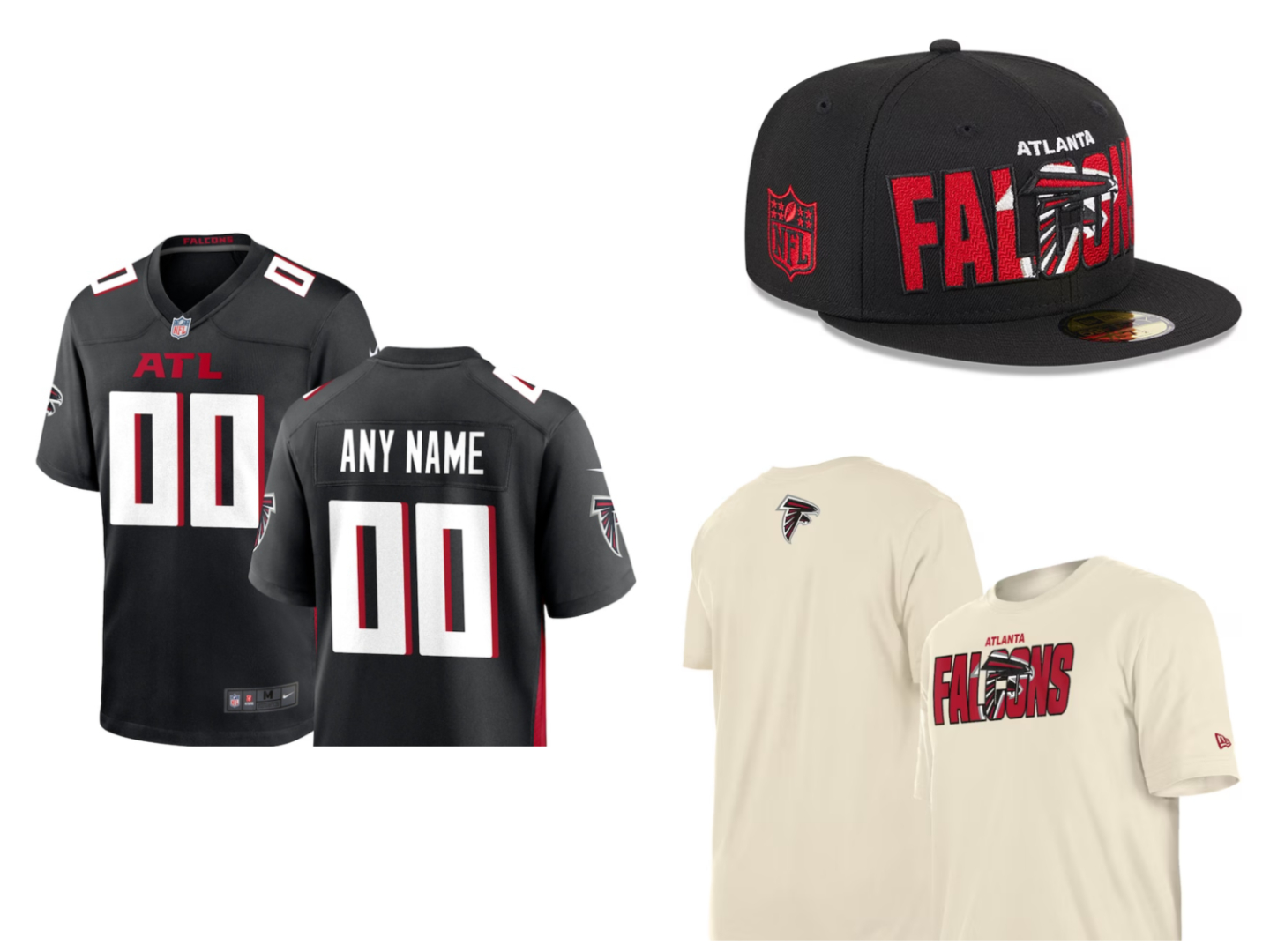 New Era Youth New Era Stone/Black Atlanta Falcons 2023 NFL Draft